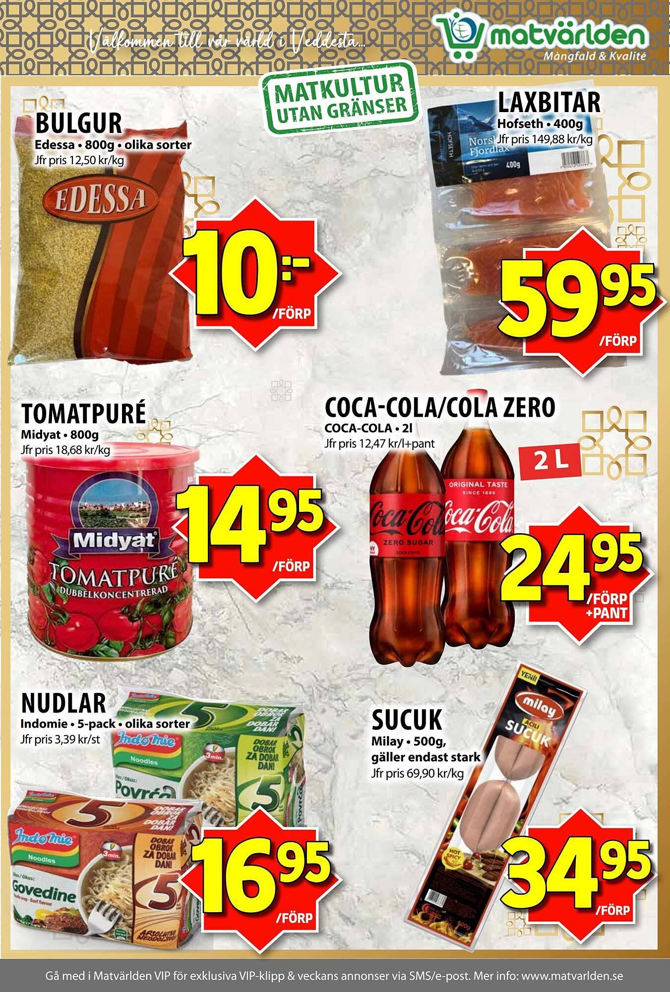 Matvärlden Tensta reklamblad