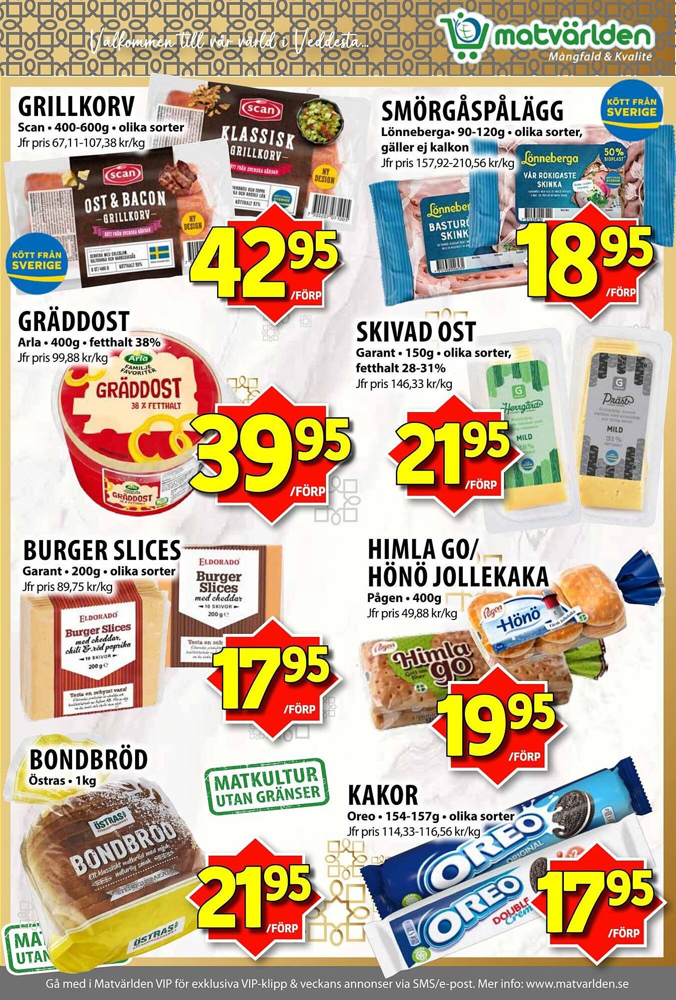 Matvärlden Tensta reklamblad
