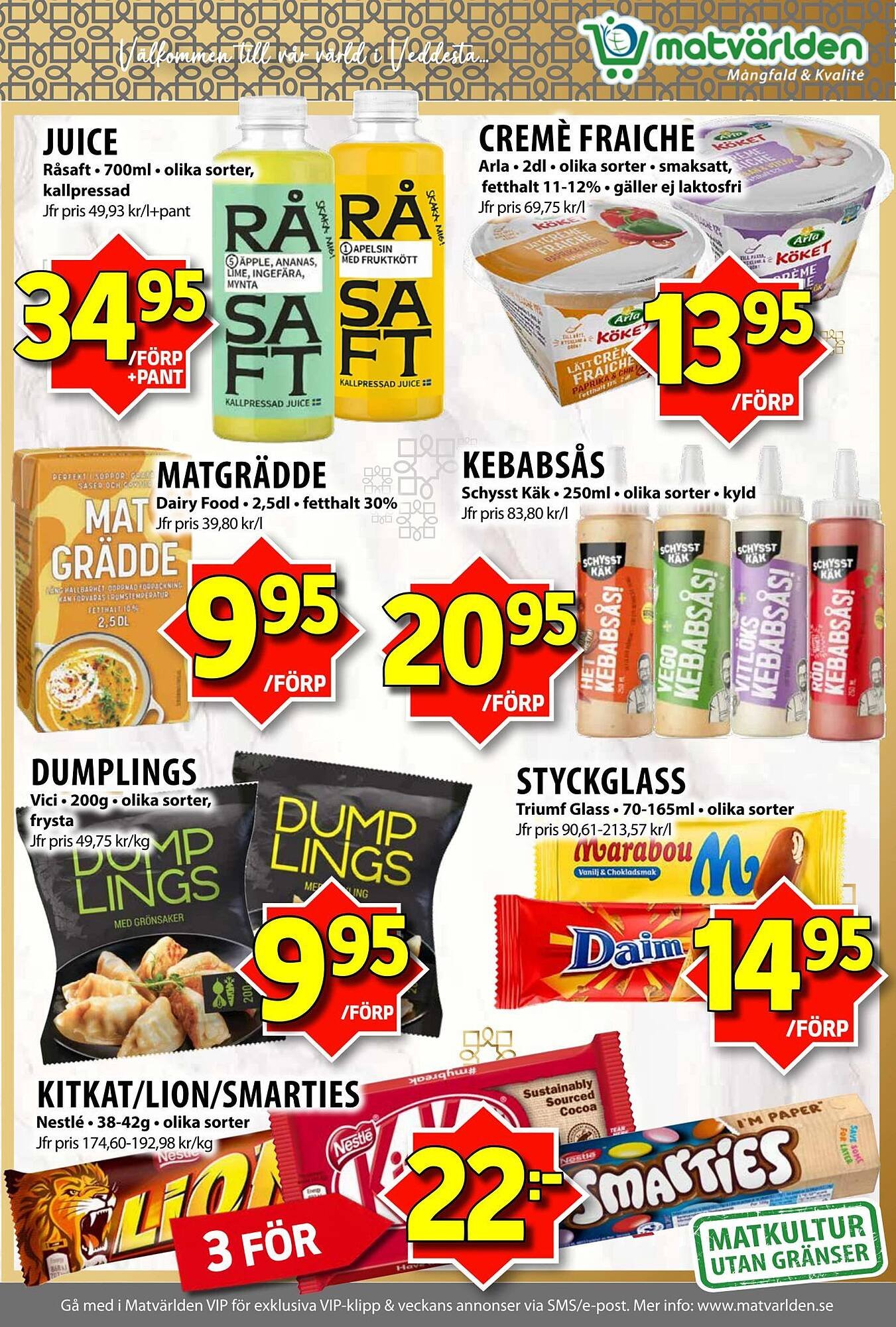 Matvärlden Tensta reklamblad