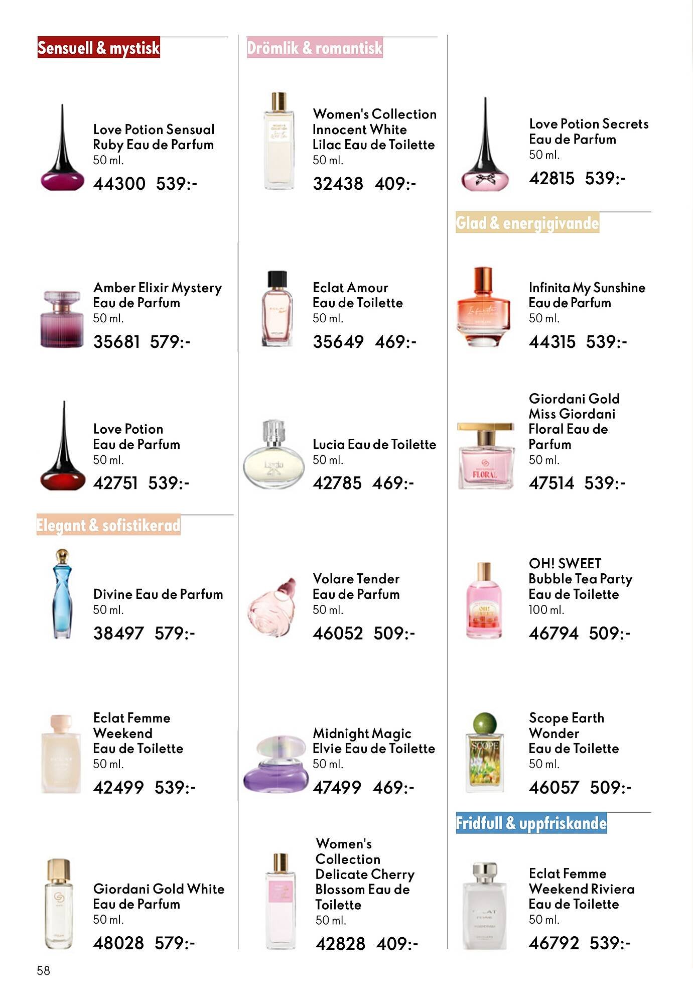 Oriflame reklamblad