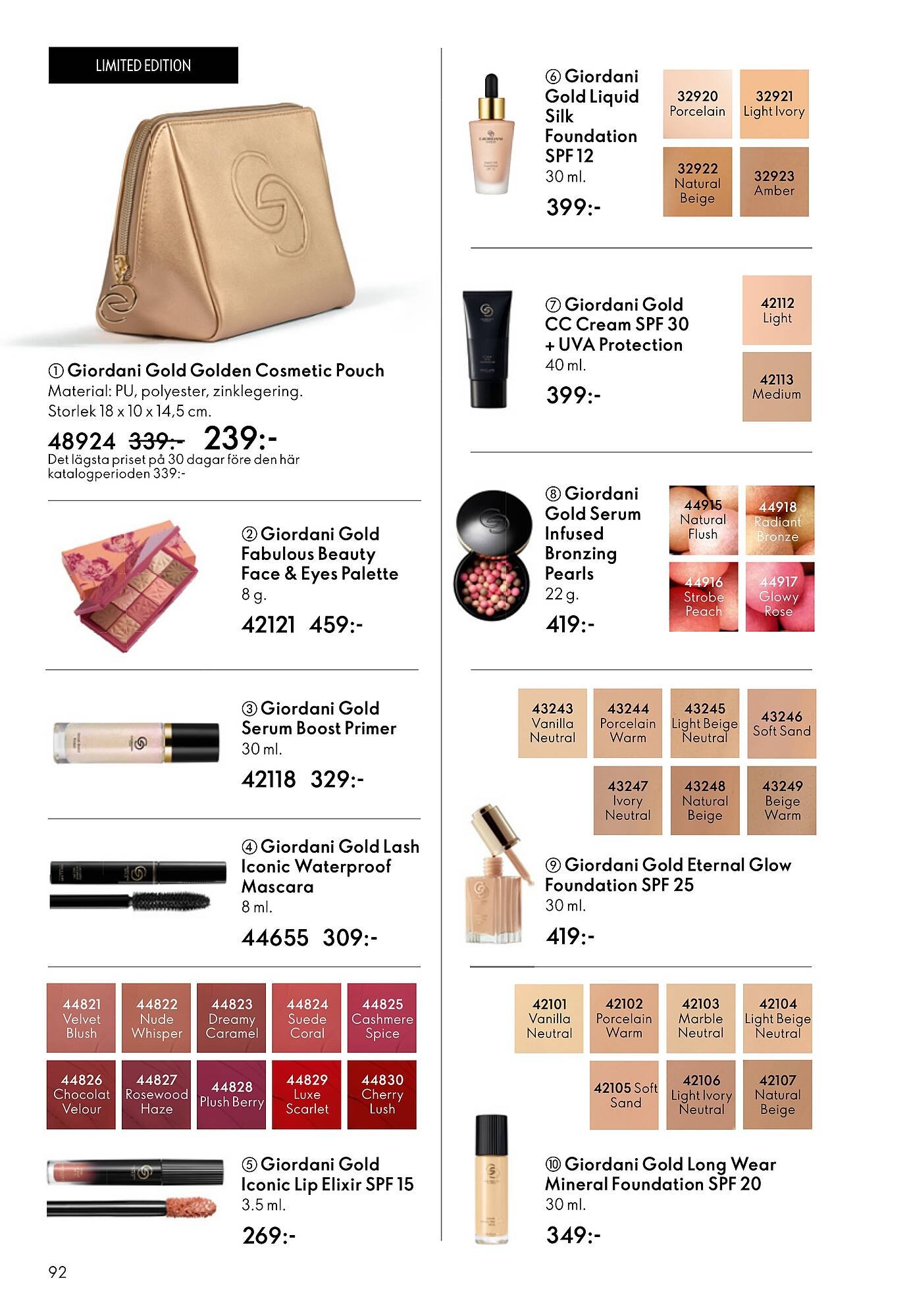 Oriflame reklamblad