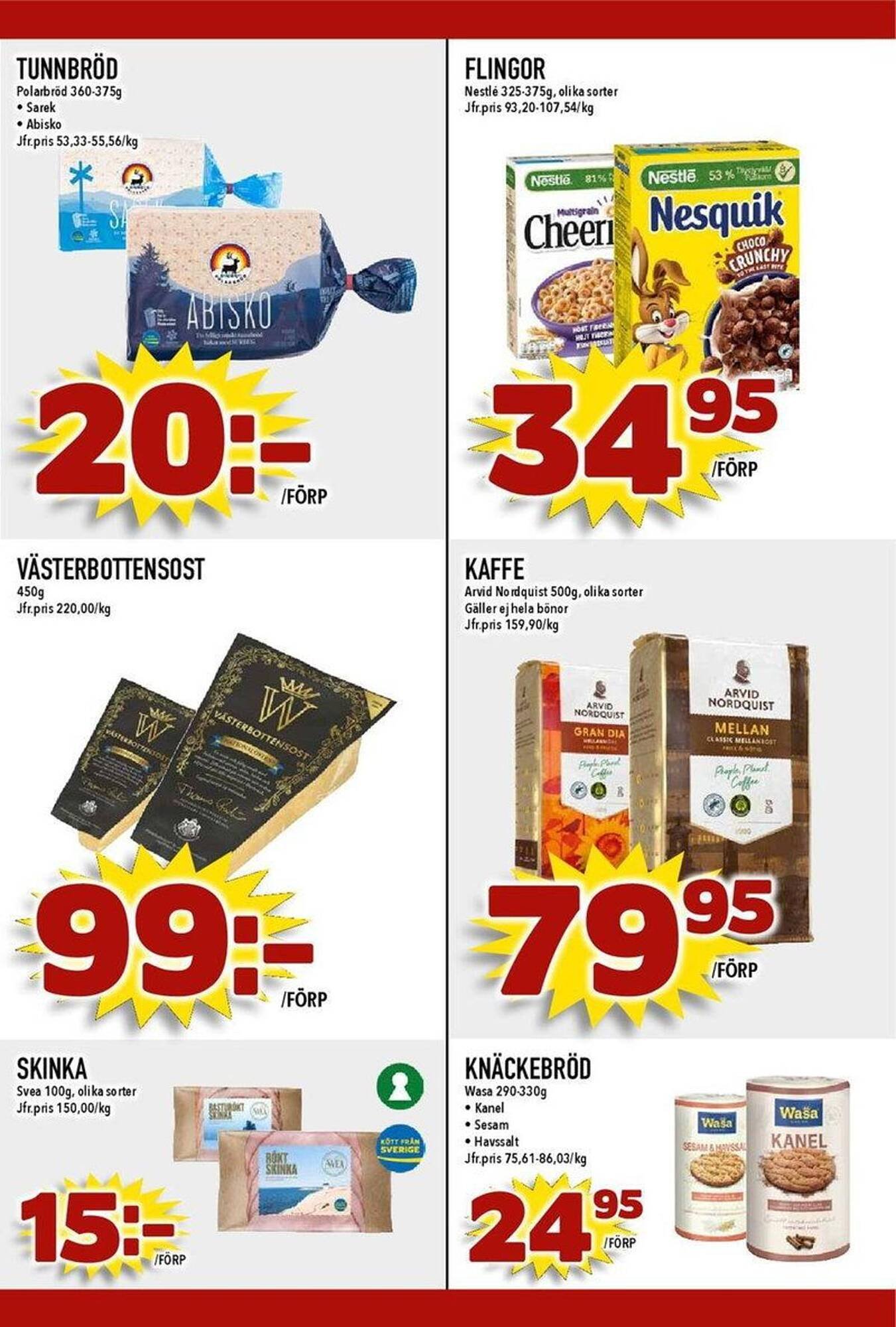 Matdax reklamblad