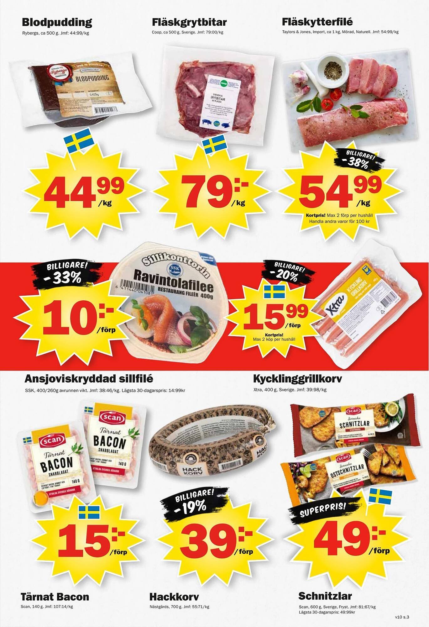Pekås reklamblad