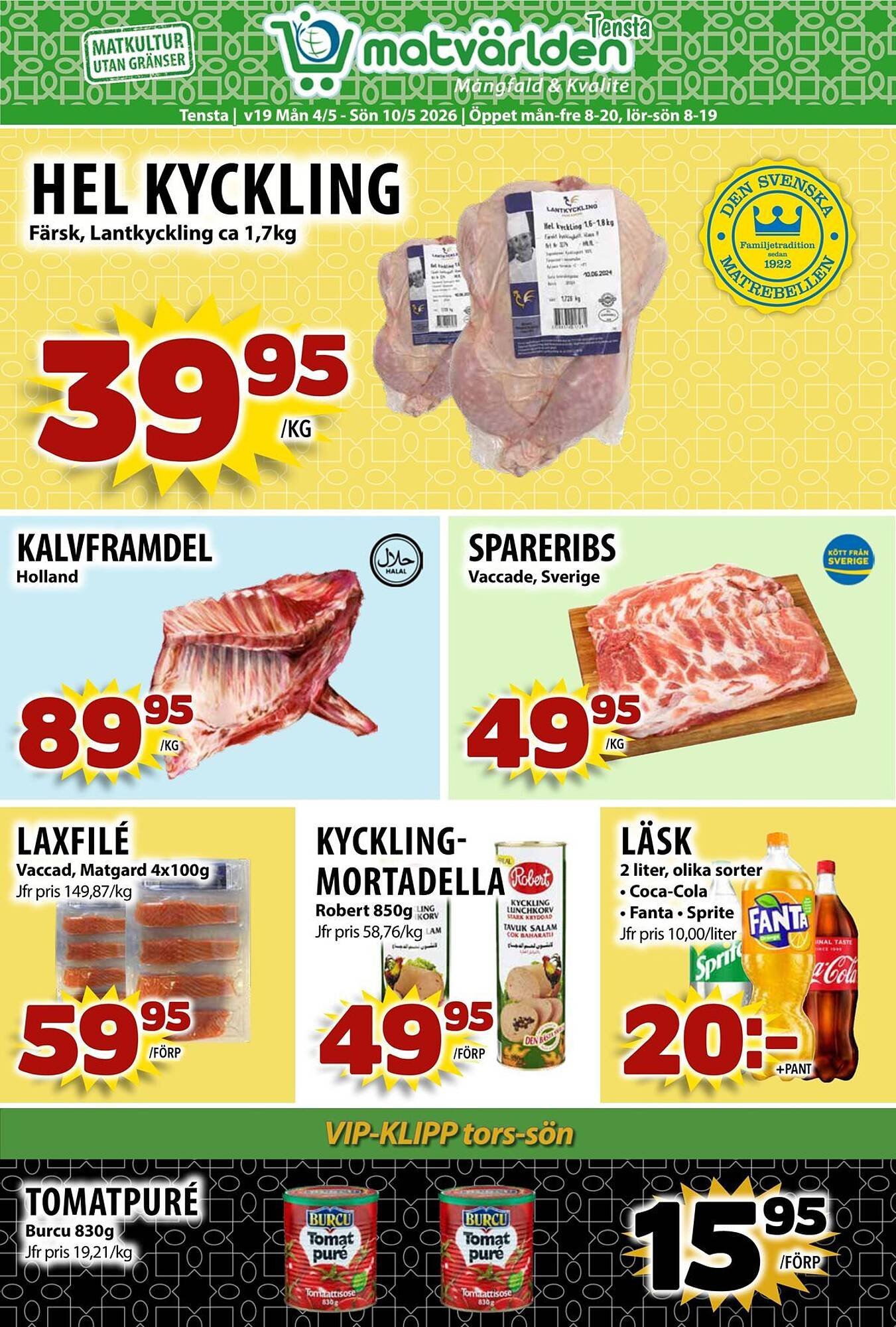 Matvärlden Tensta reklamblad