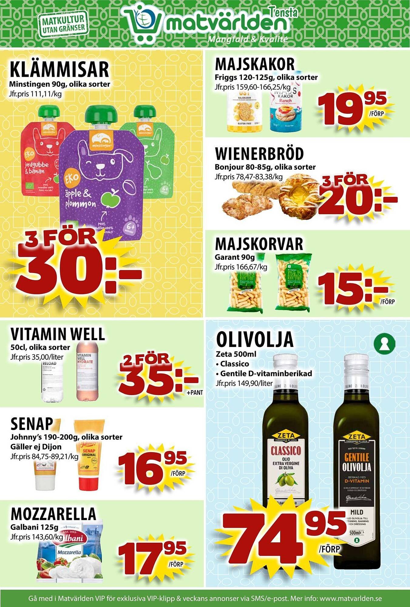 Matvärlden Tensta reklamblad