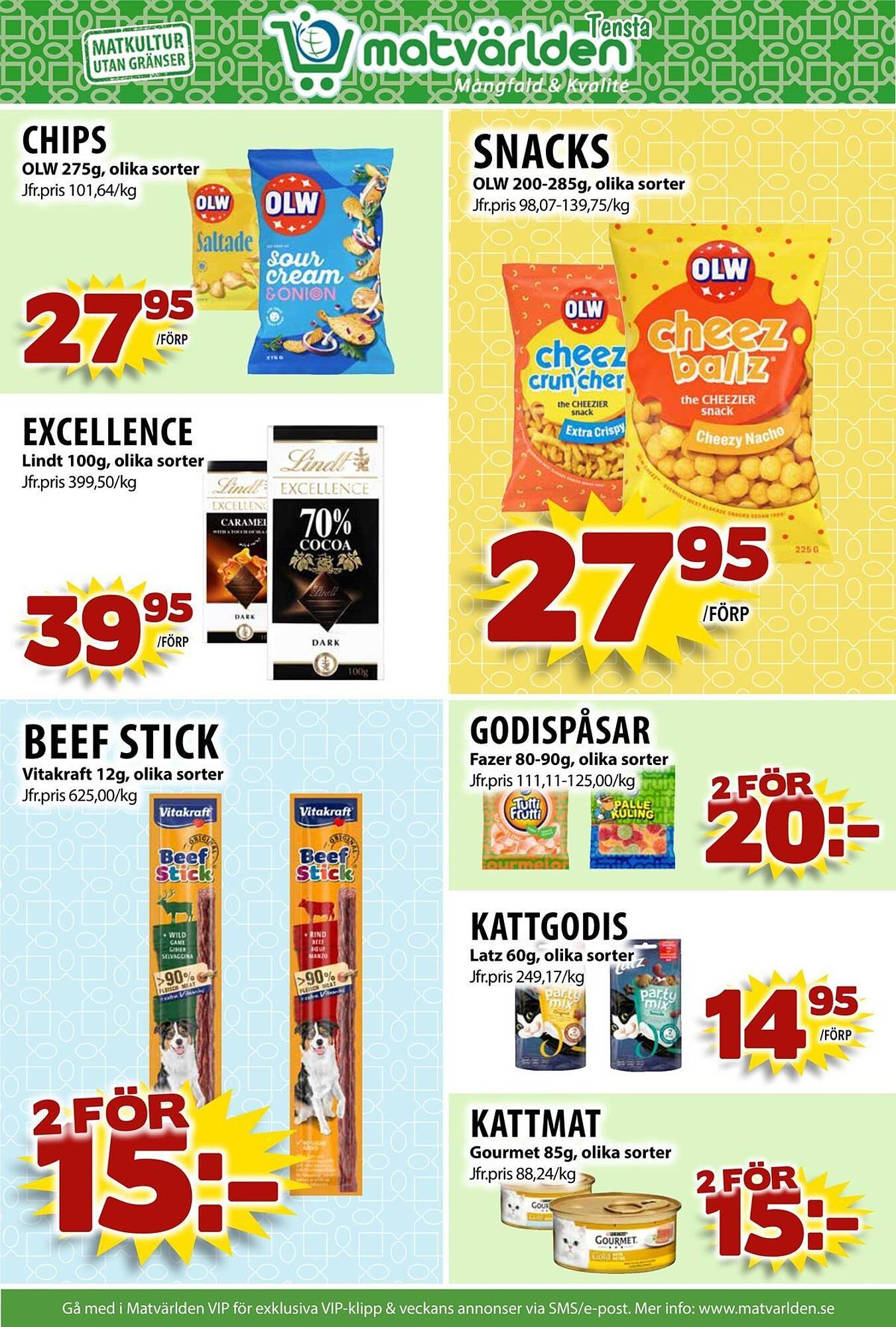 Matvärlden Tensta reklamblad