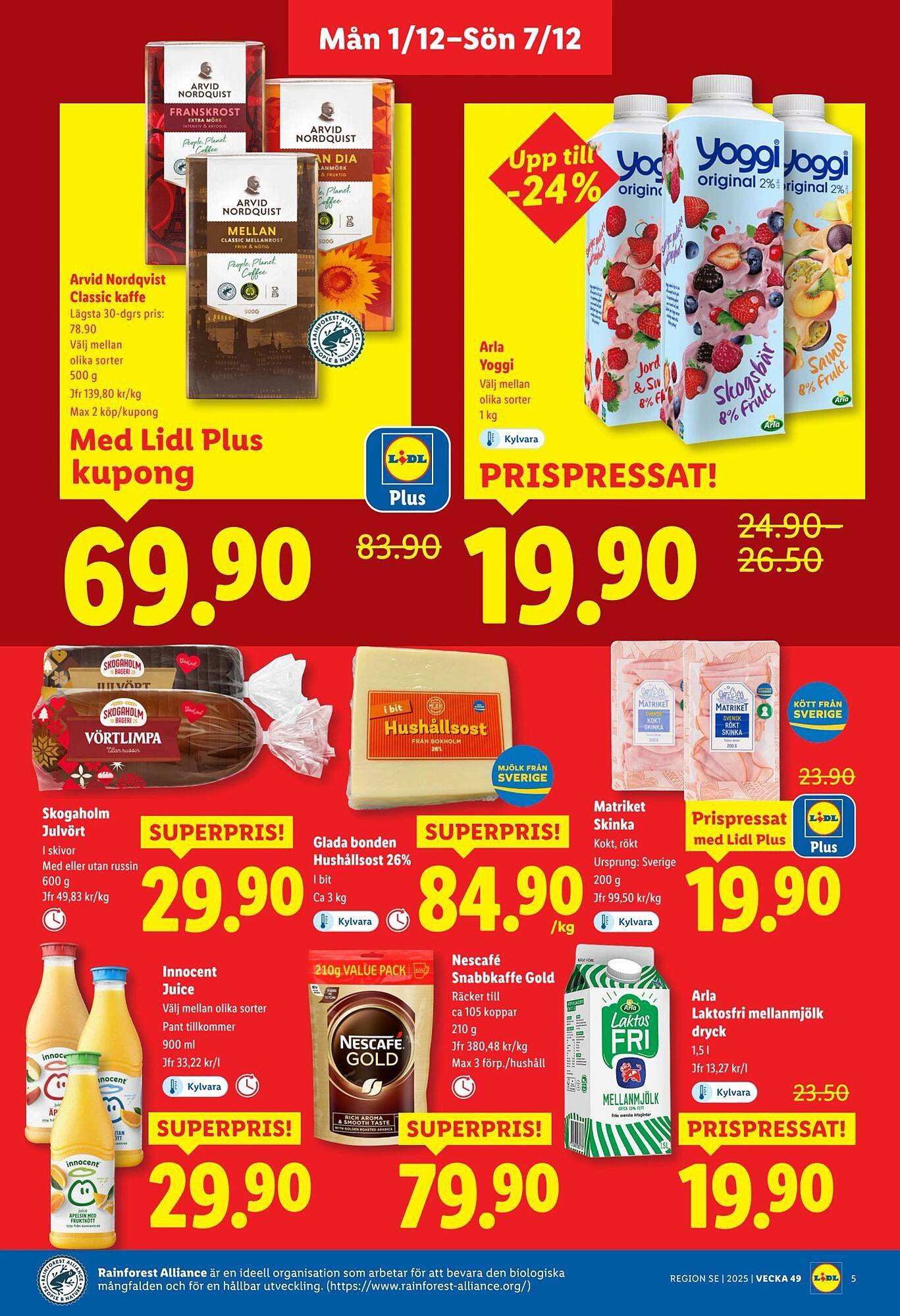 Lidl reklamblad (2025-12-01 - 2025-12-08)