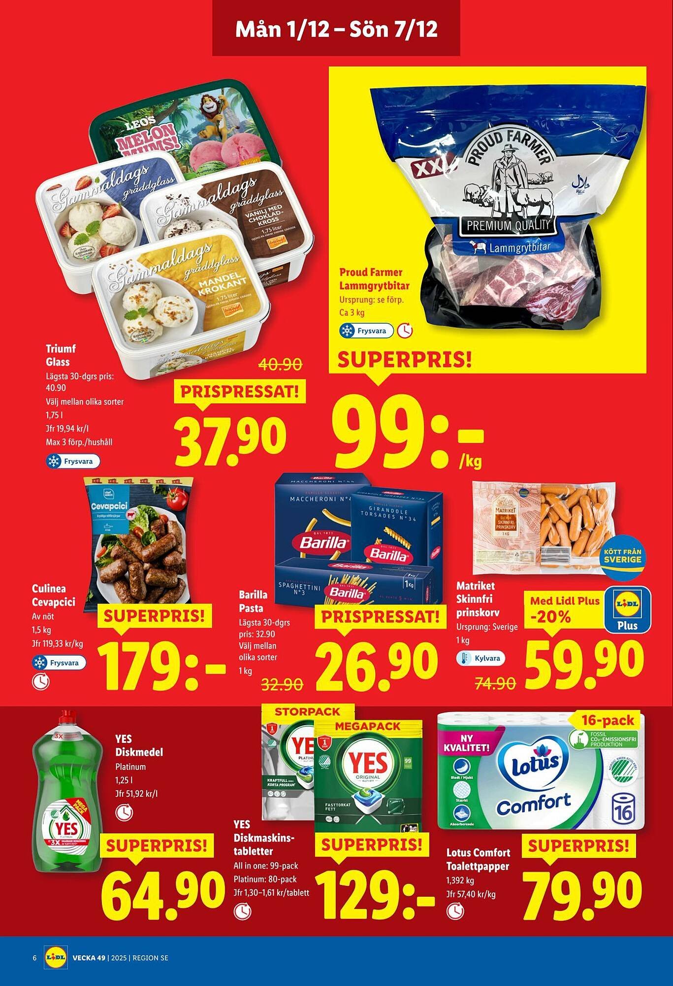 Lidl reklamblad (2025-12-01 - 2025-12-08)