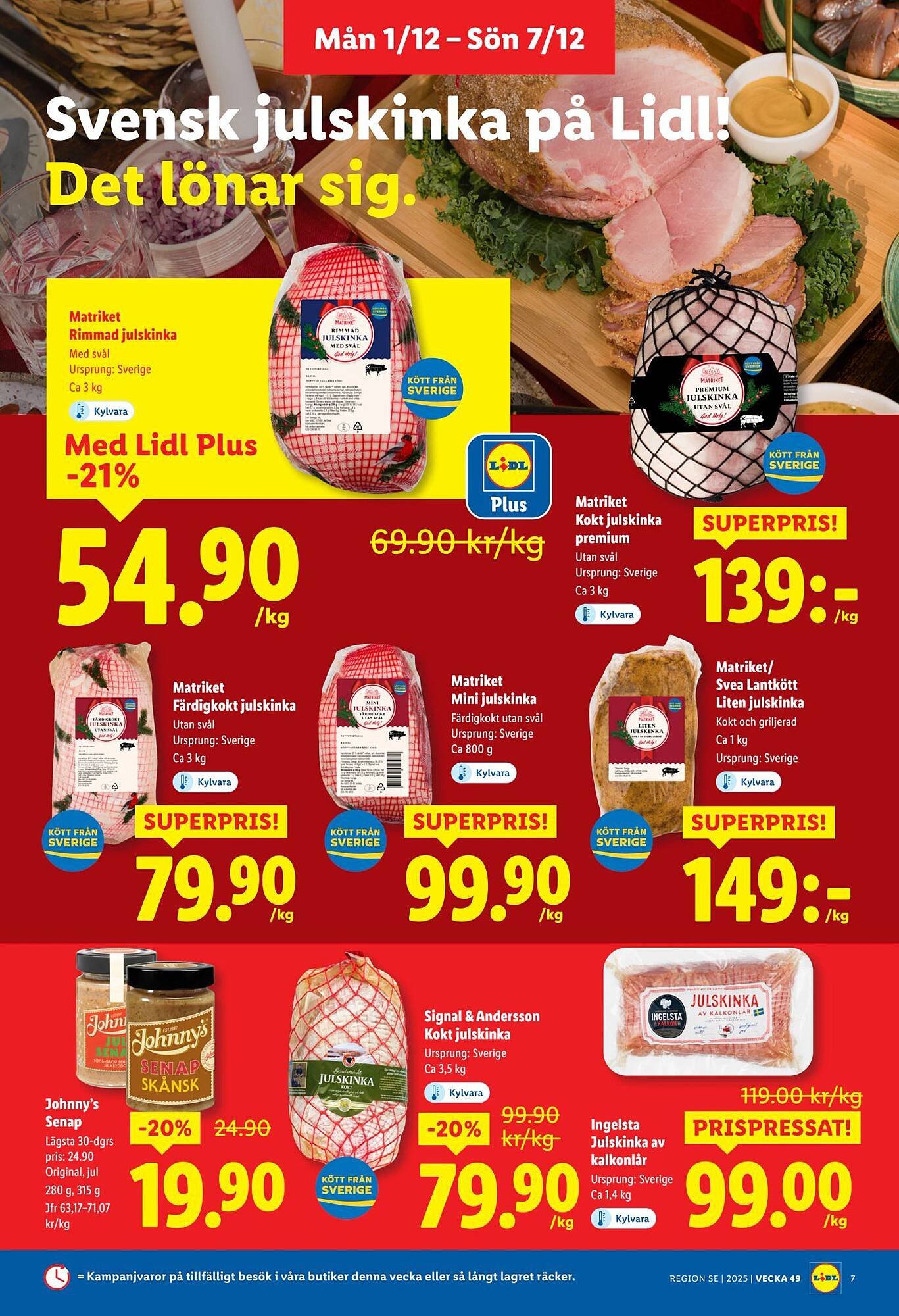 Lidl reklamblad (2025-12-01 - 2025-12-08)