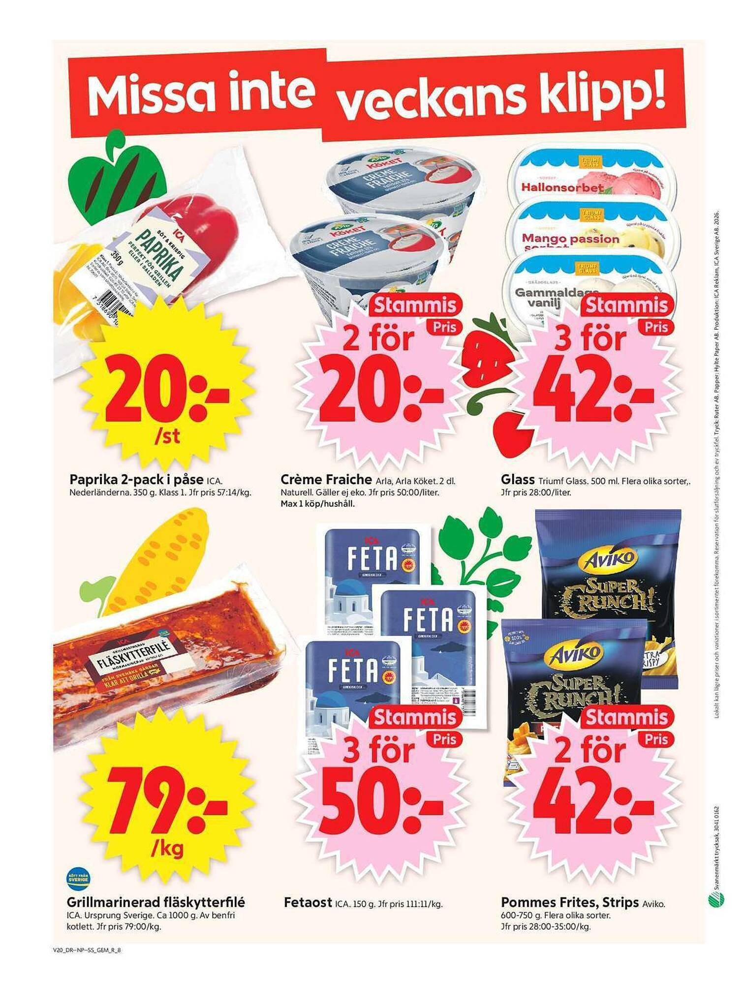 ICA Supermarket reklamblad