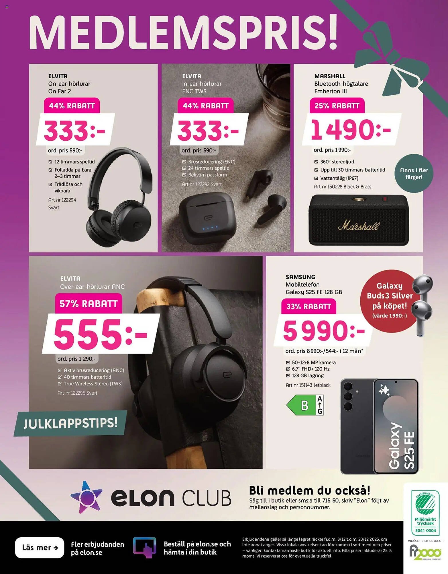 Elon reklamblad (2025-12-08 - 2025-12-23)