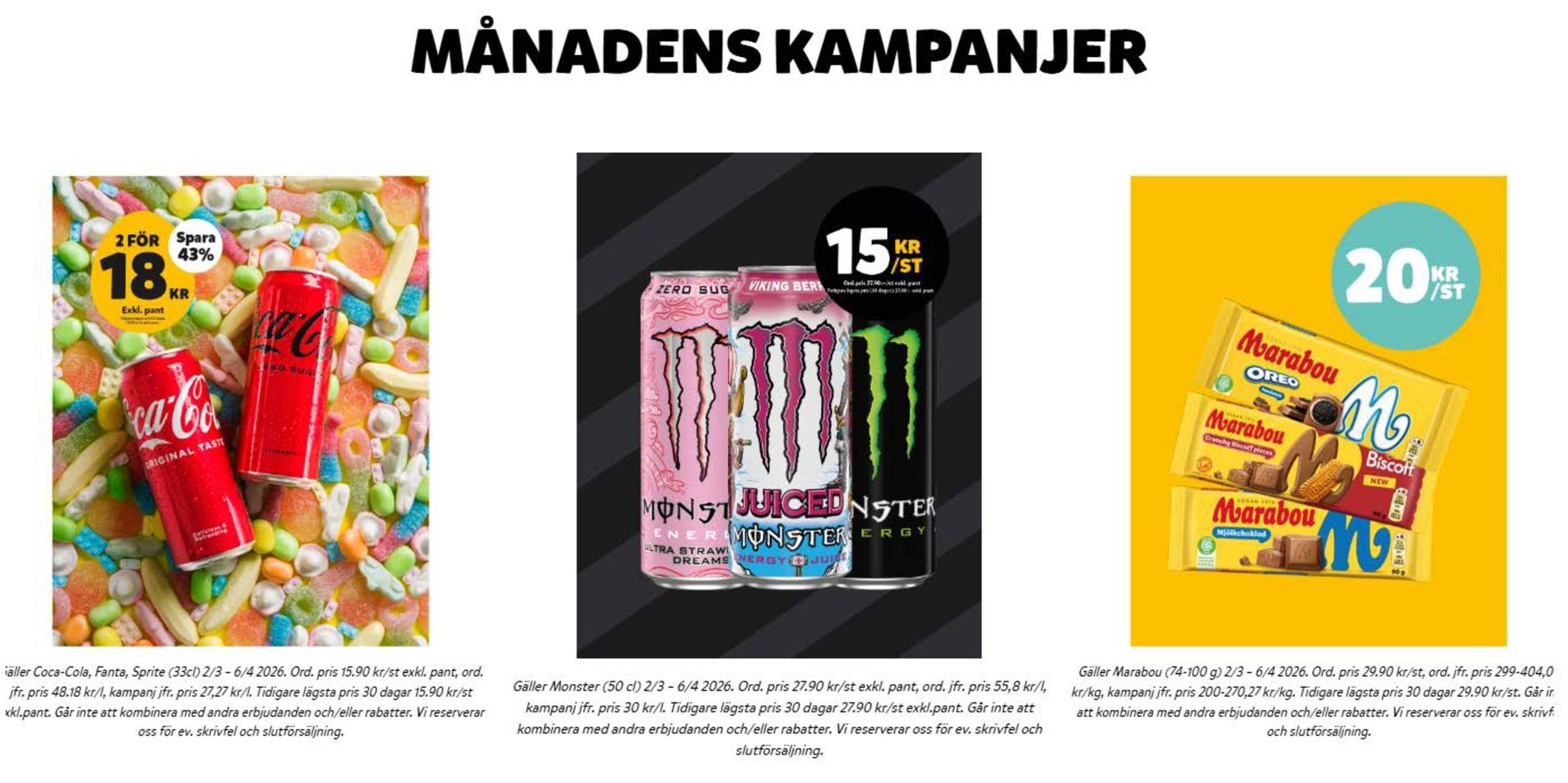 Hemmakväll reklamblad