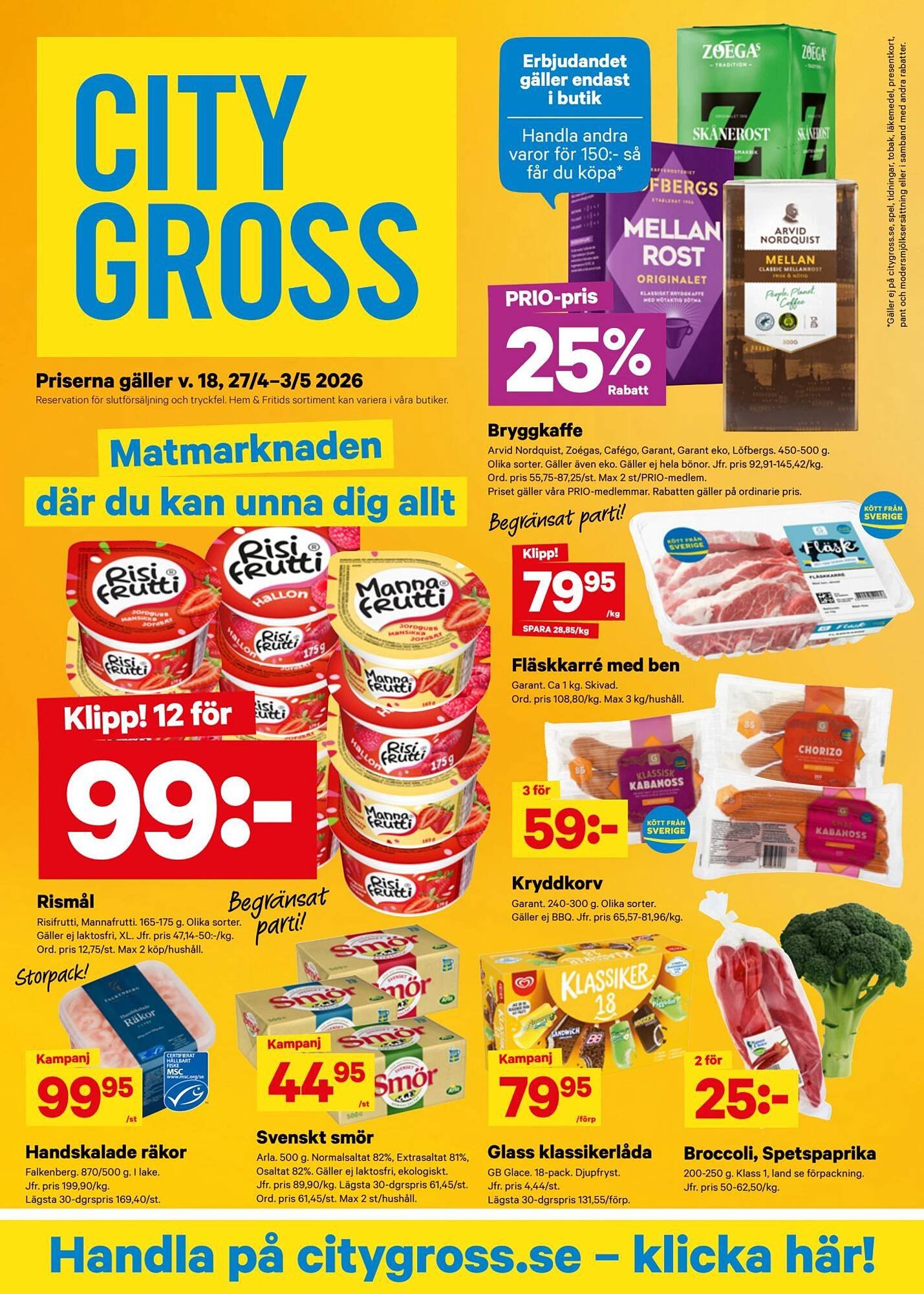 City Gross reklamblad
