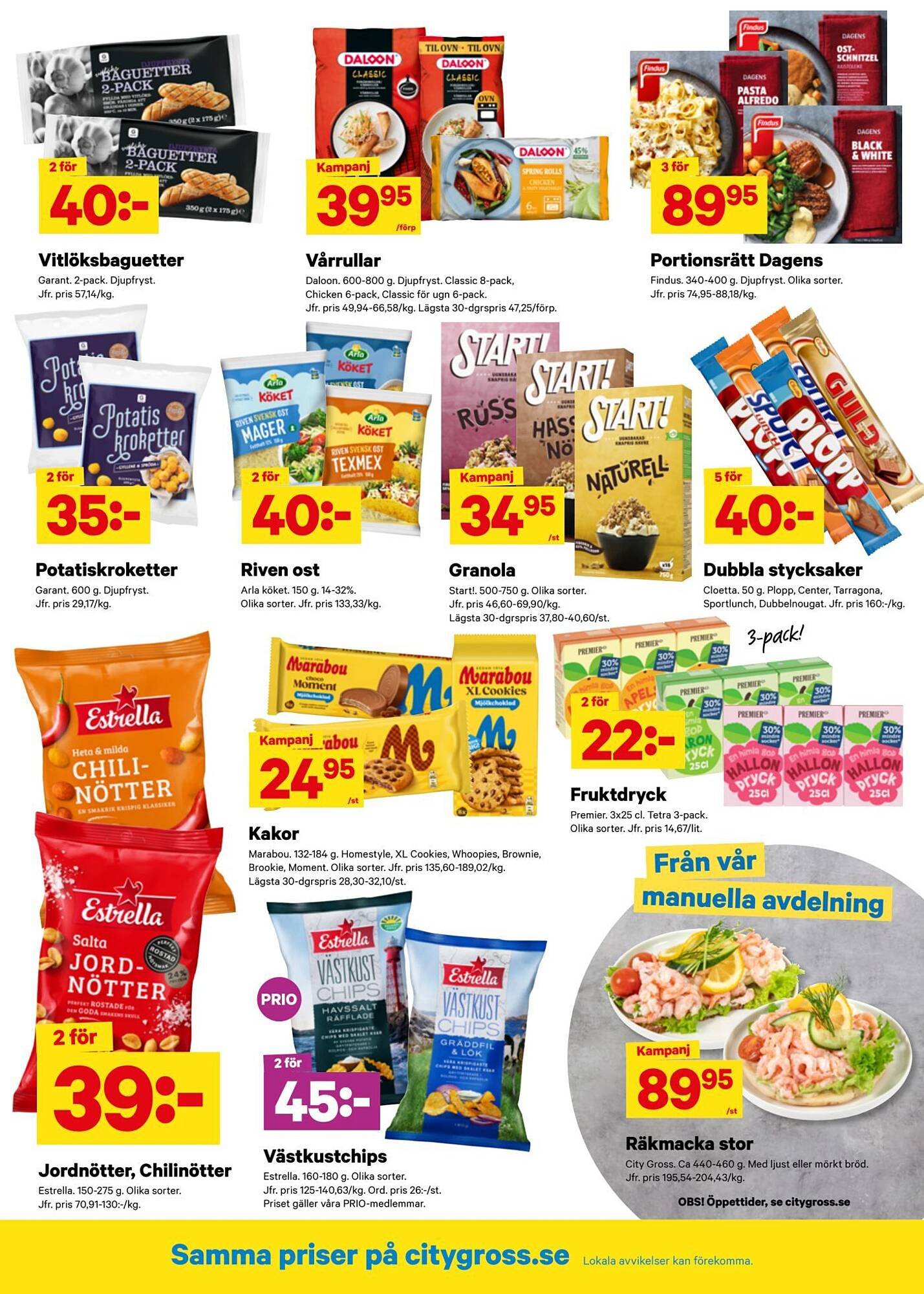 City Gross reklamblad