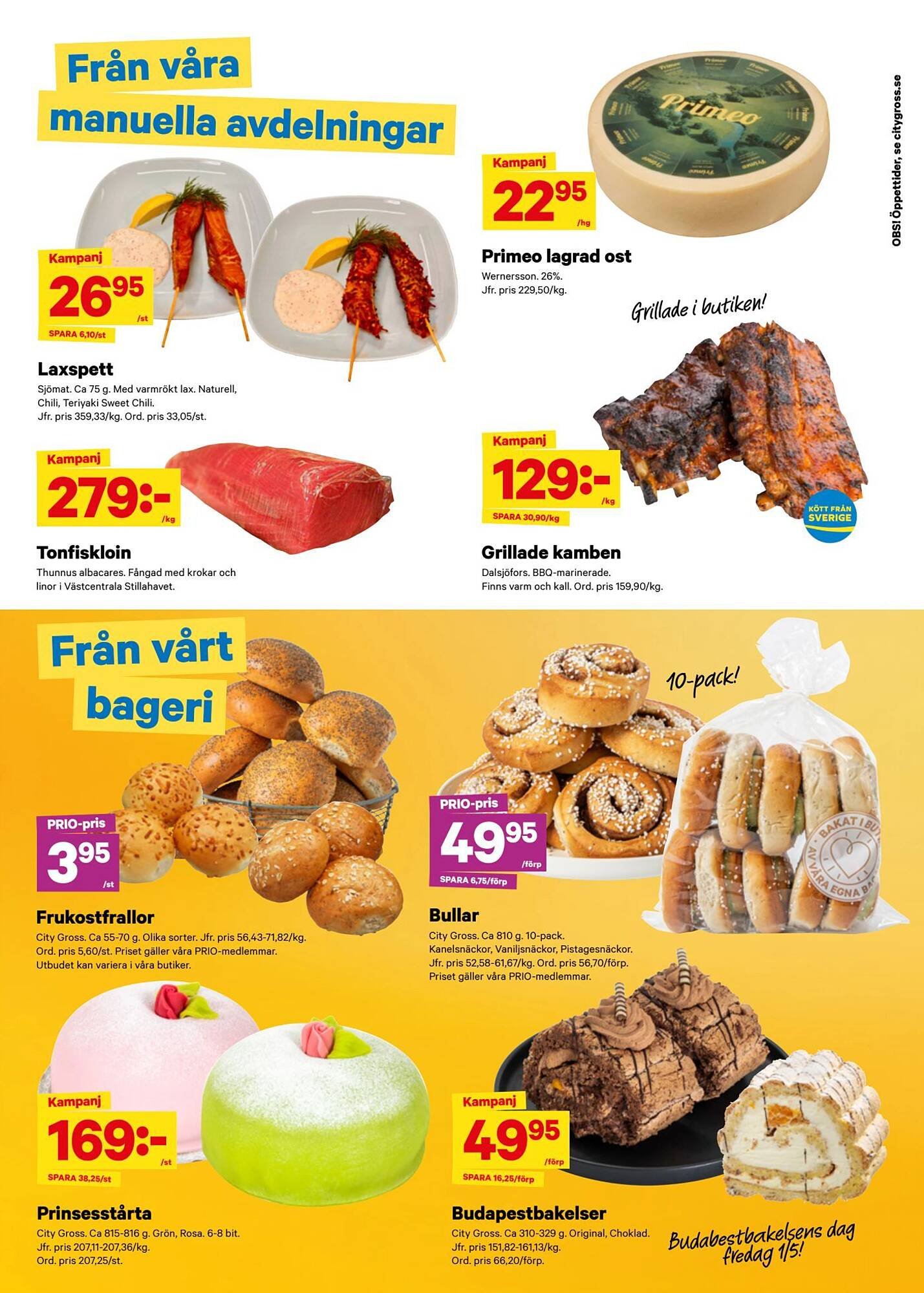 City Gross reklamblad