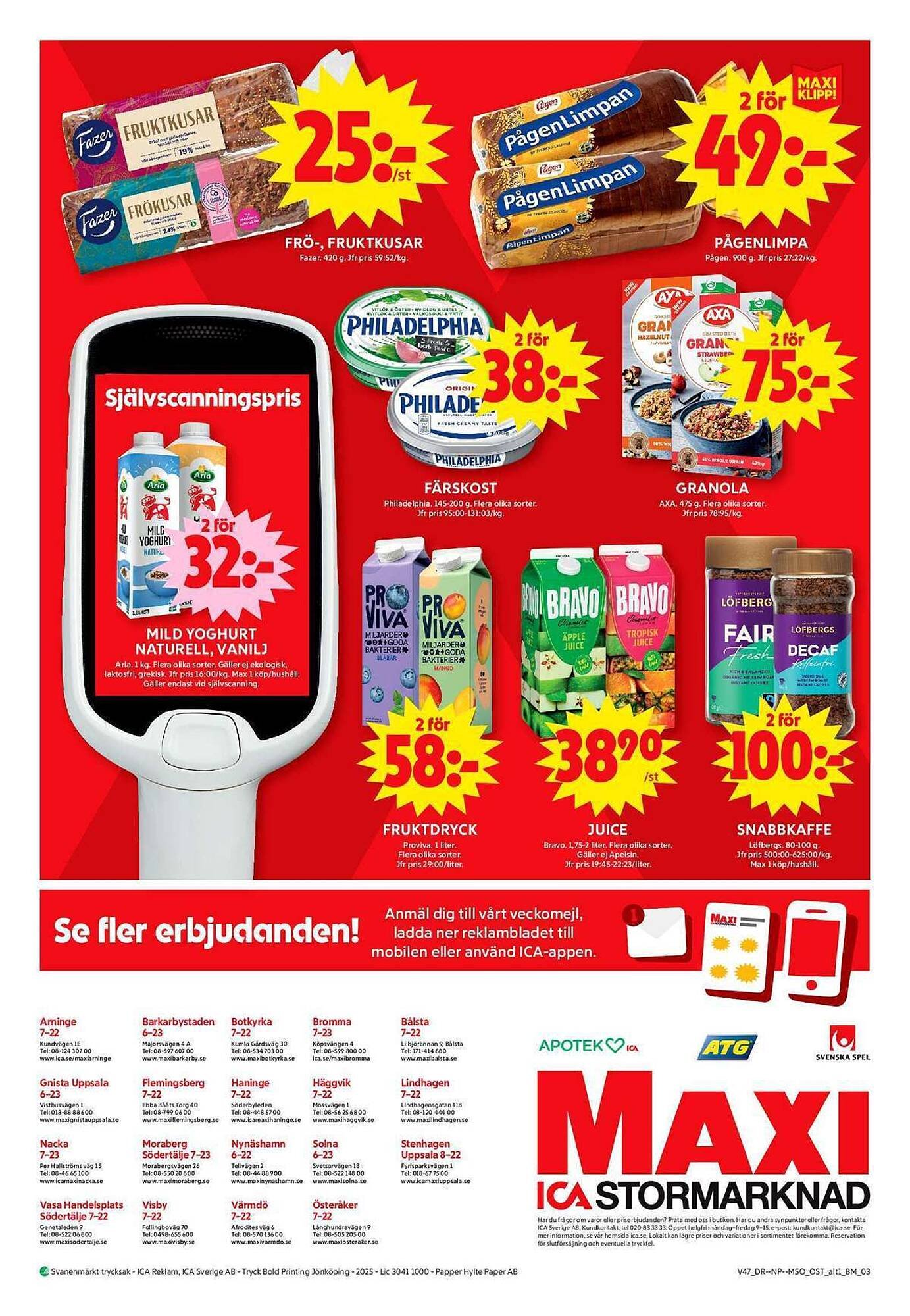 ICA Maxi reklamblad