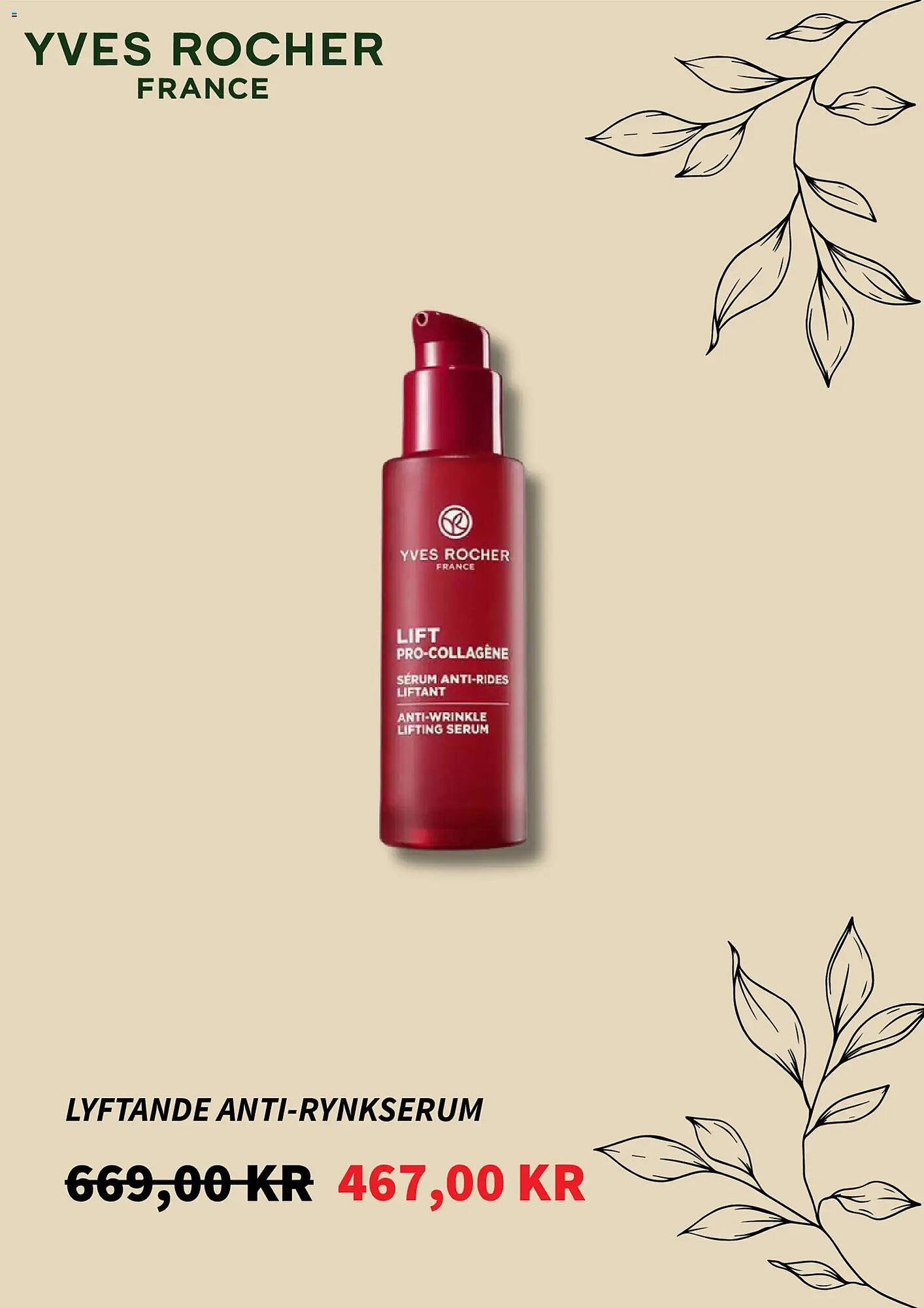 Yves Rocher reklamblad