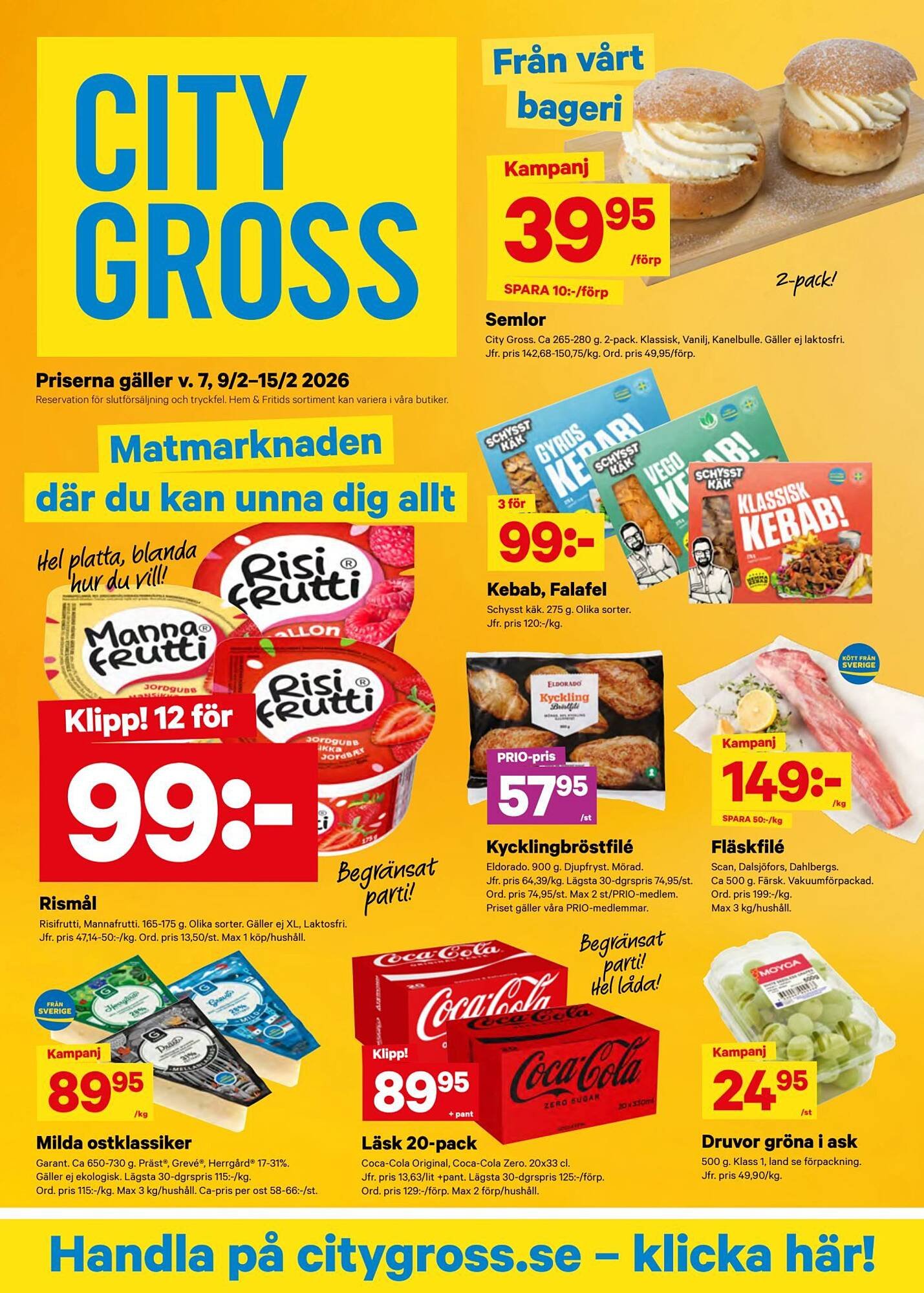 City Gross reklamblad