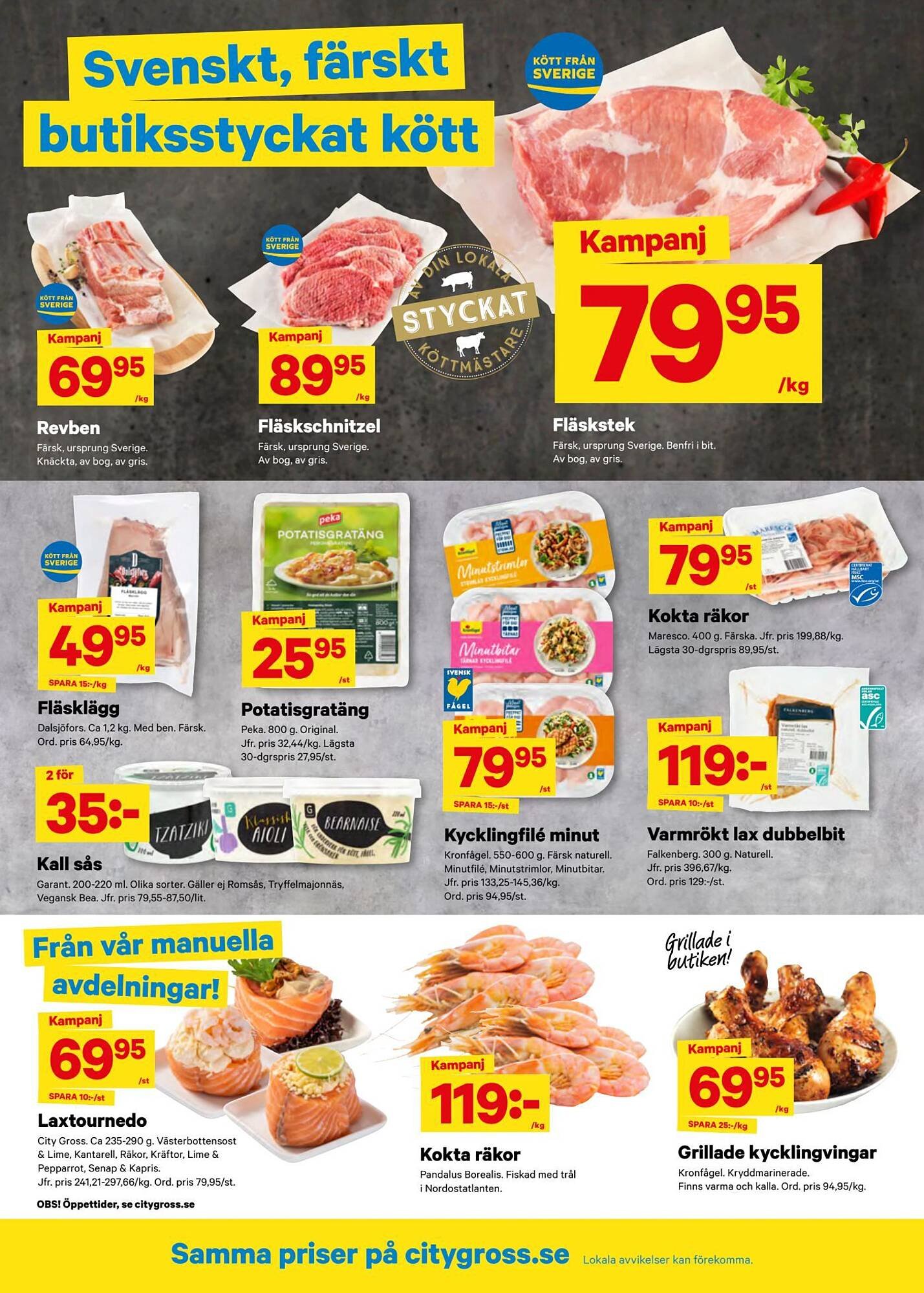 City Gross reklamblad