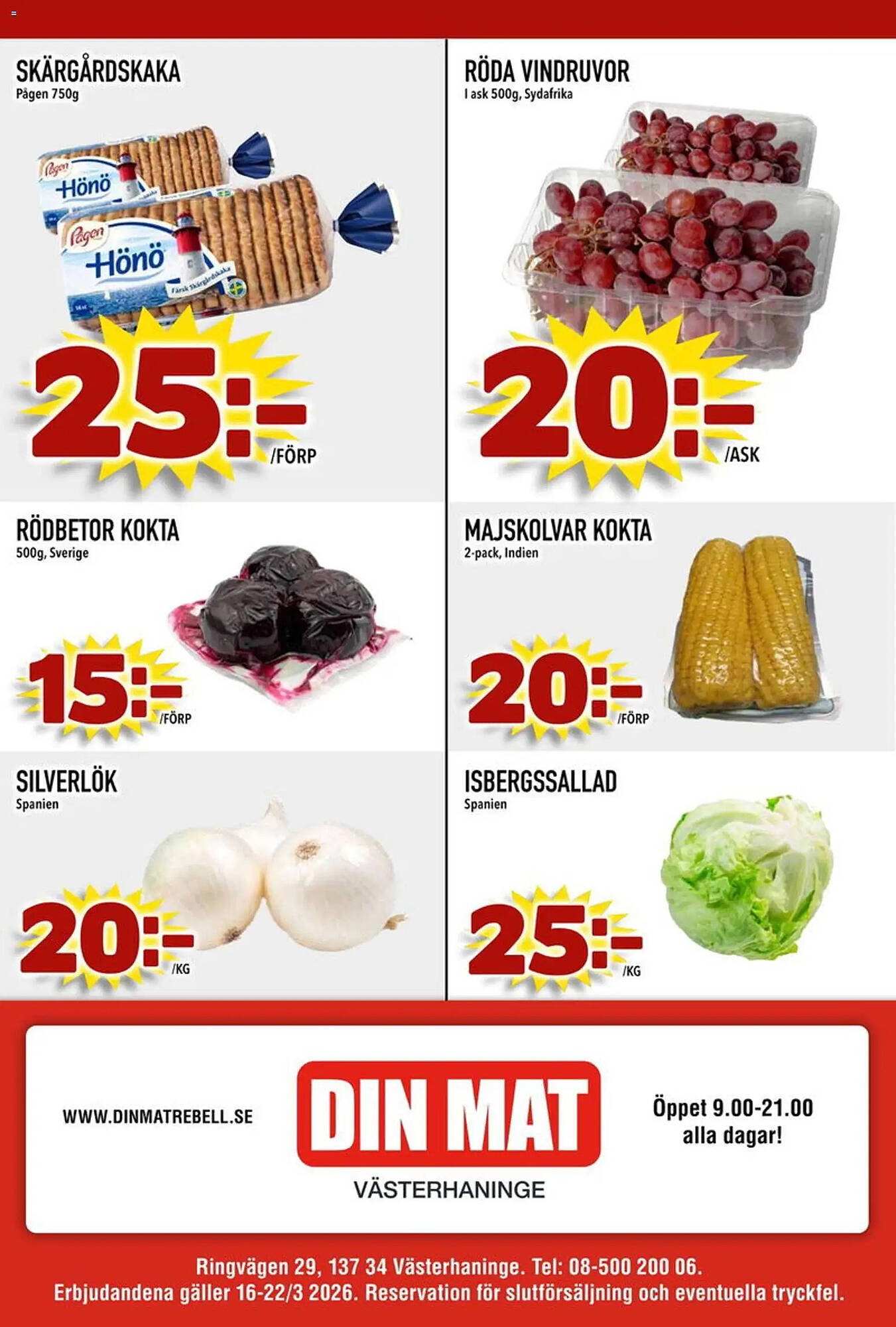 Din Mat reklamblad