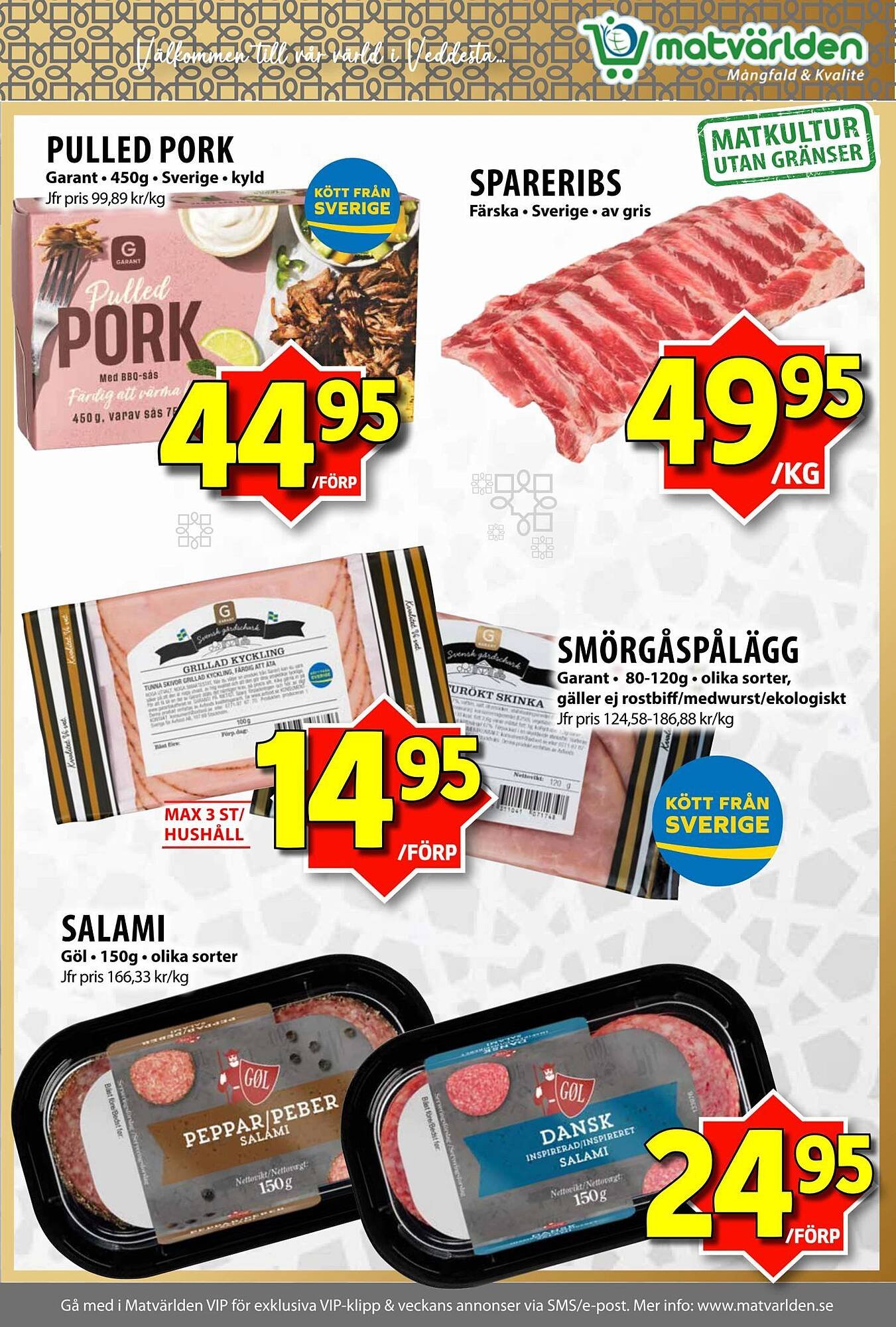 Matvärlden Tensta reklamblad