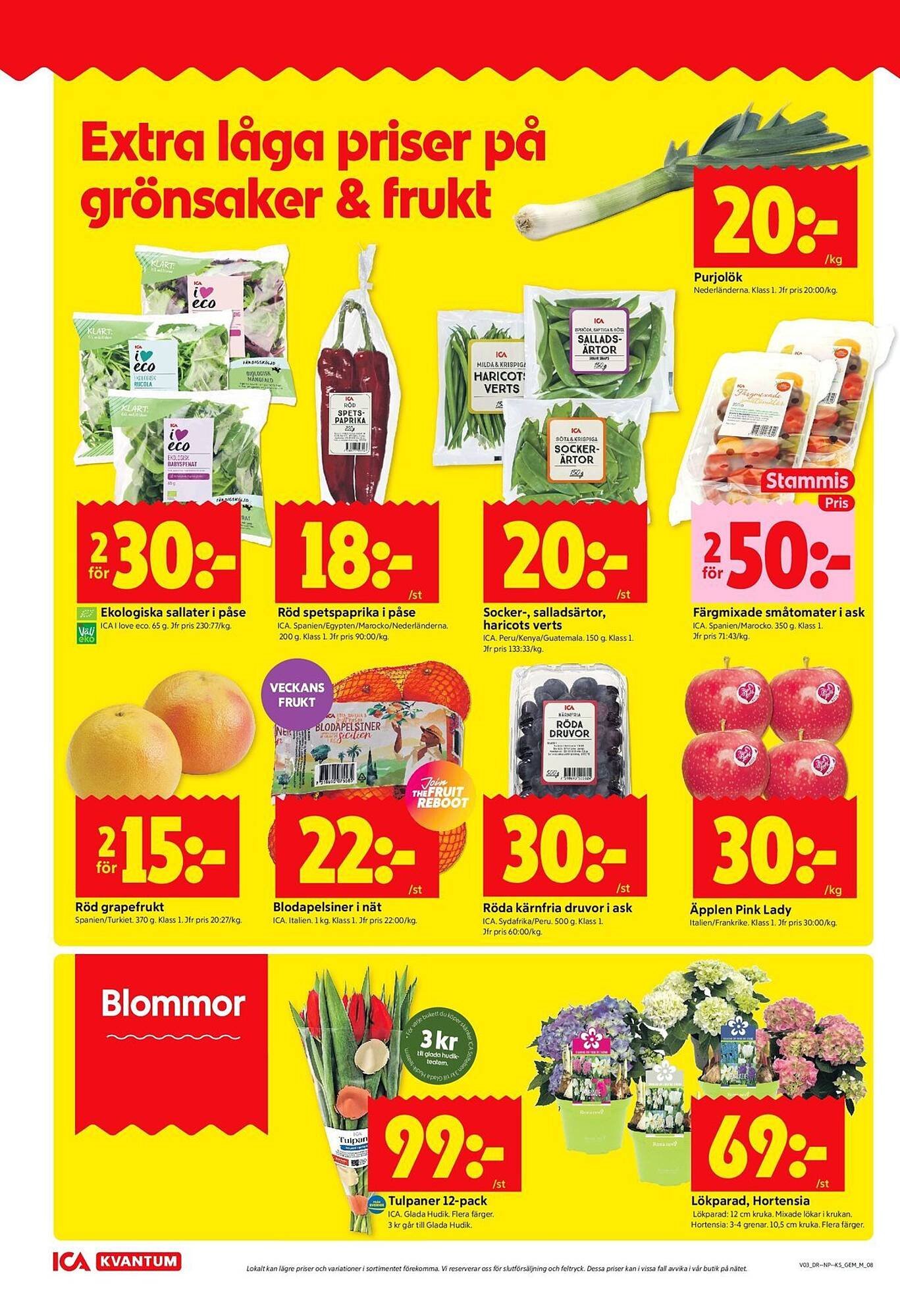 ICA Kvantum reklamblad