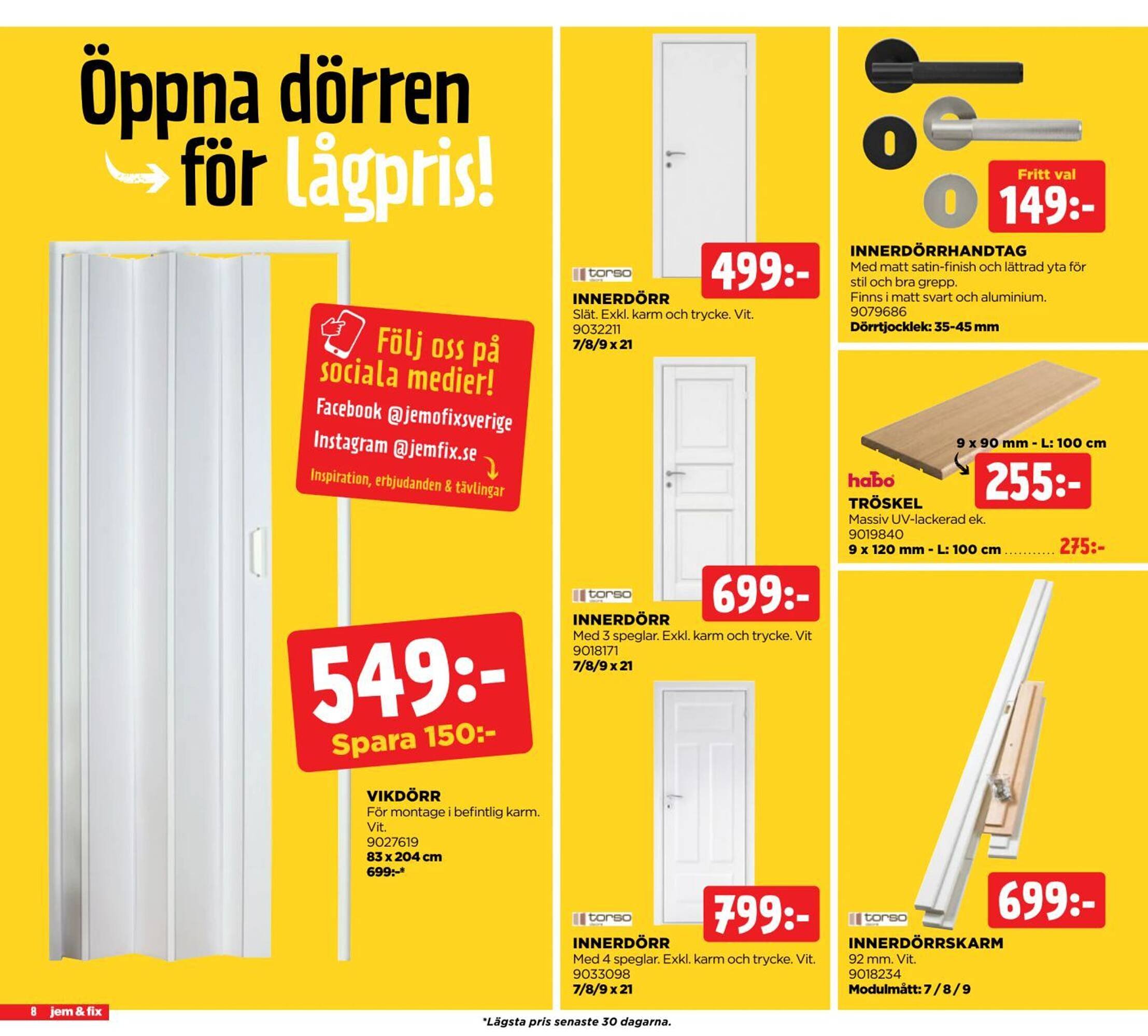 Jem&amp;Fix reklamblad (2025-12-29 - 2026-01-19)