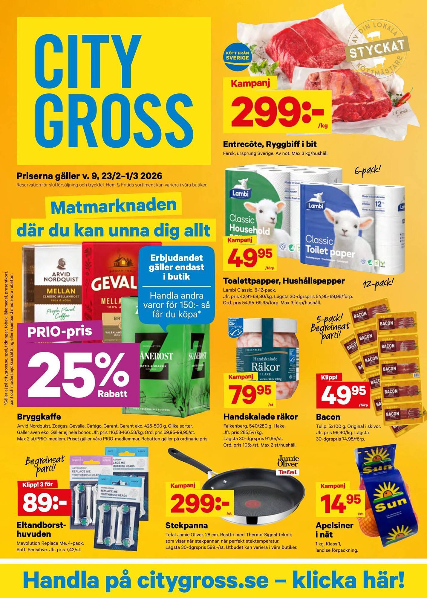 City Gross reklamblad