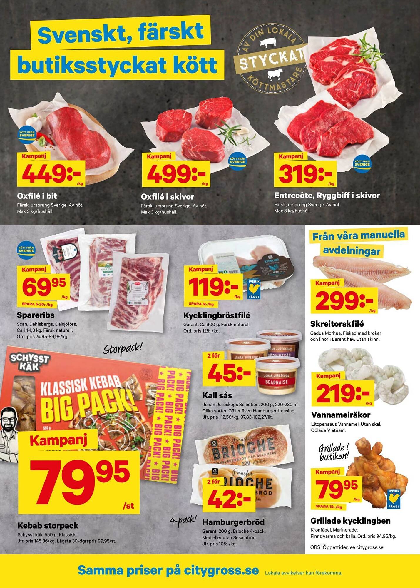 City Gross reklamblad