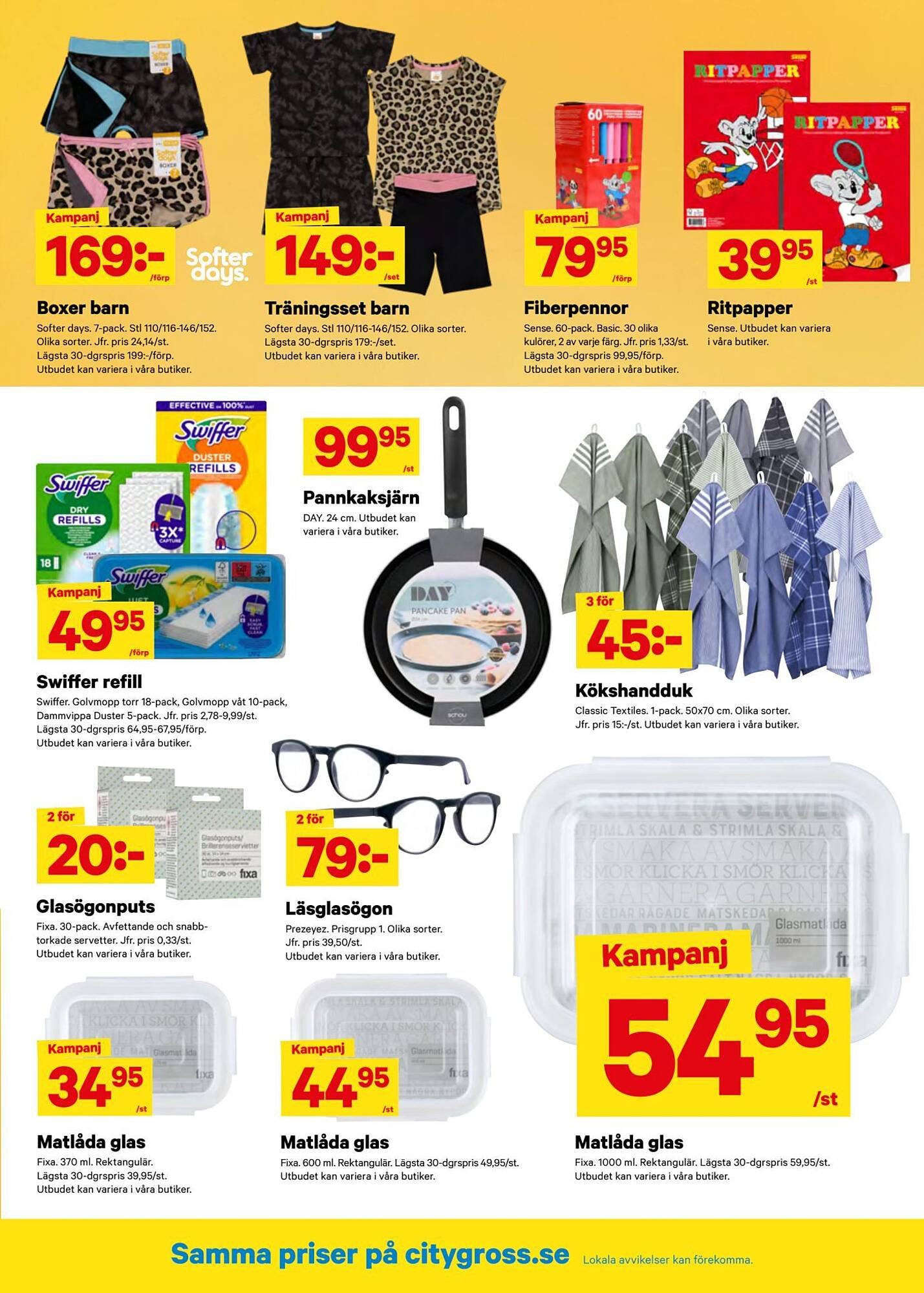 City Gross reklamblad