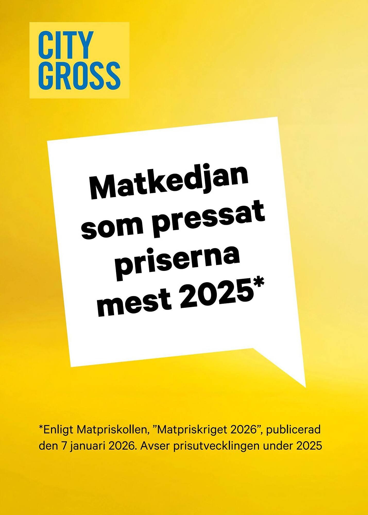 City Gross reklamblad
