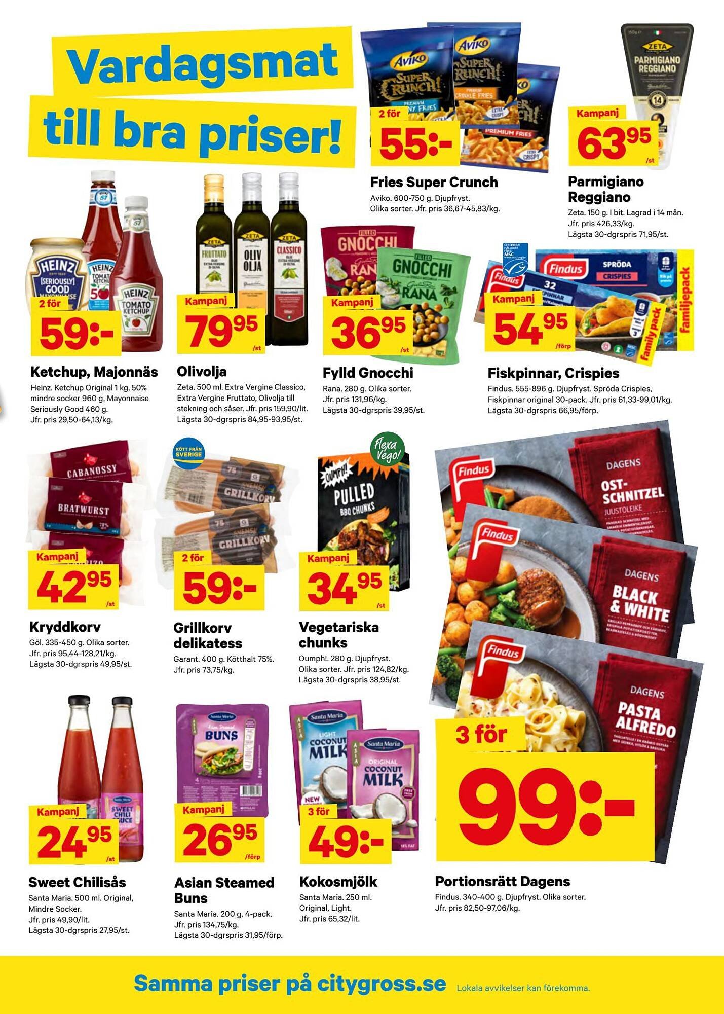 City Gross reklamblad