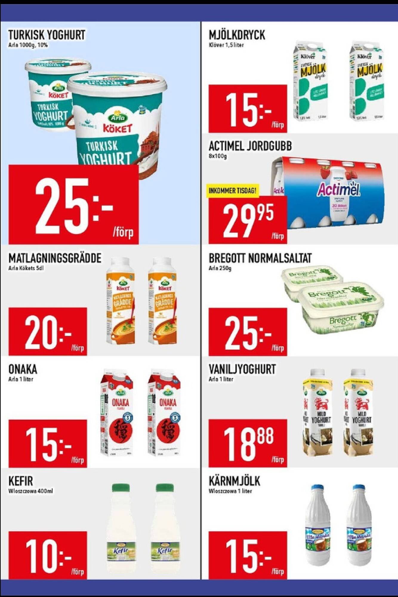 Matdax reklamblad