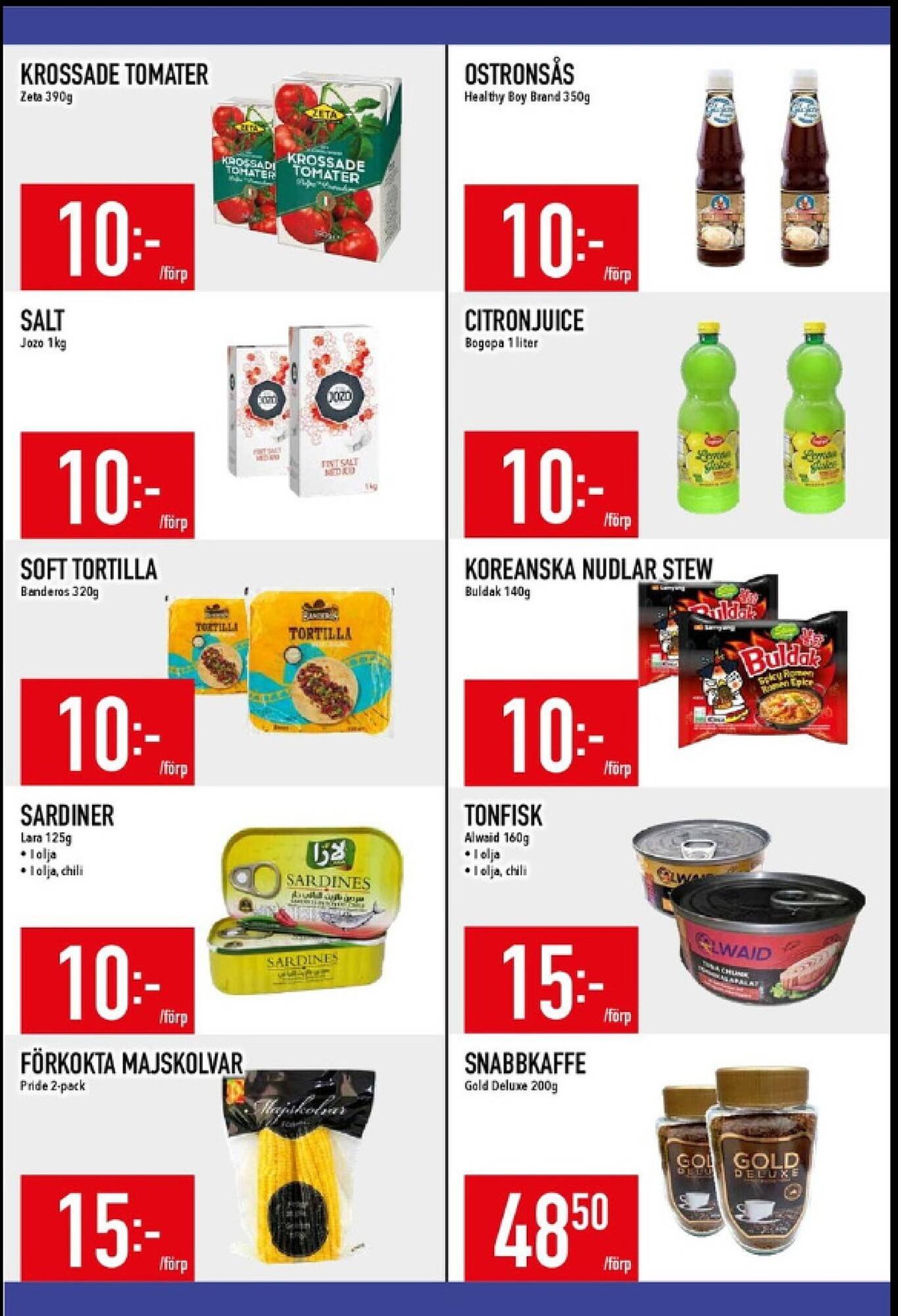 Matdax reklamblad