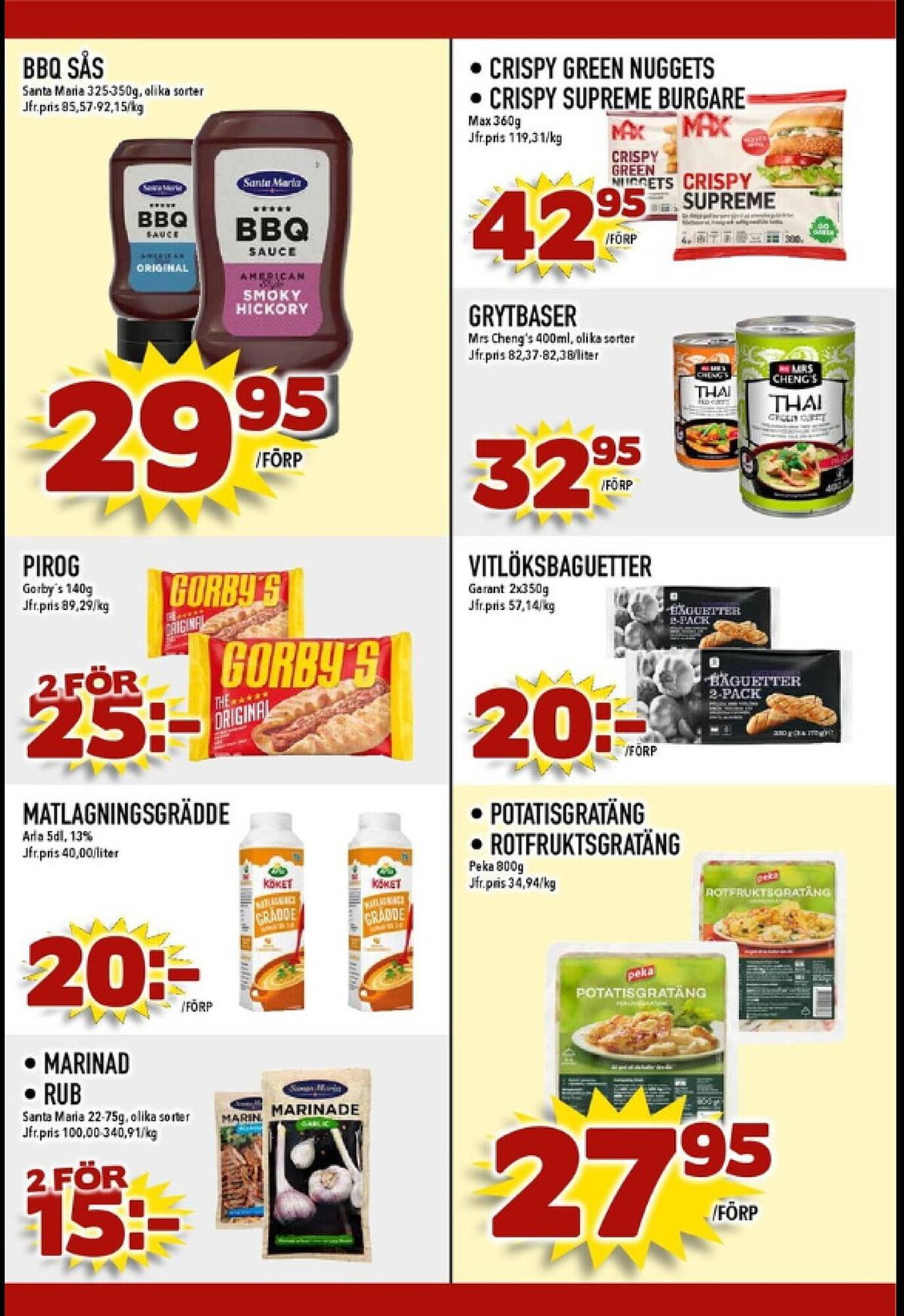 Matdax reklamblad