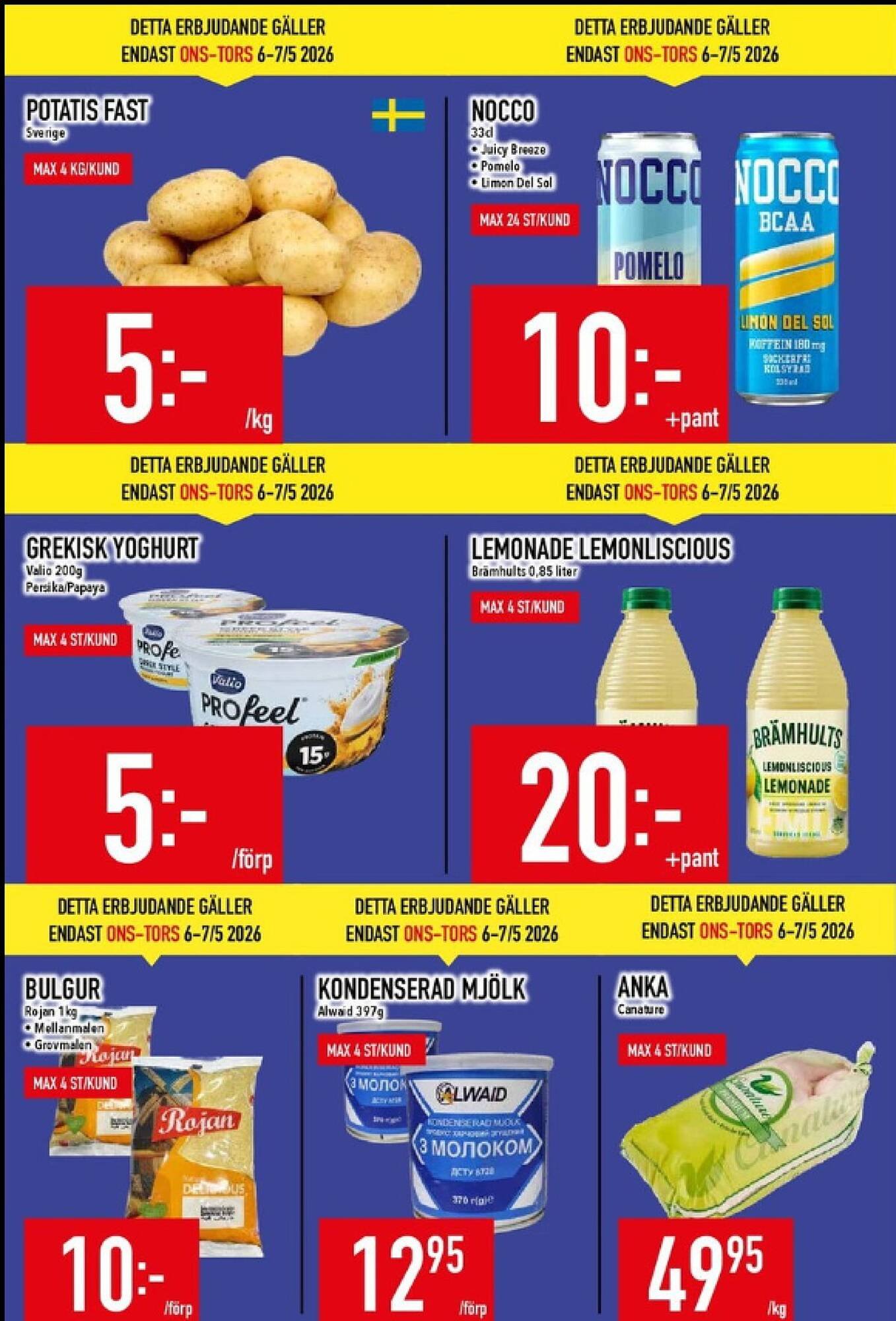 Matdax reklamblad