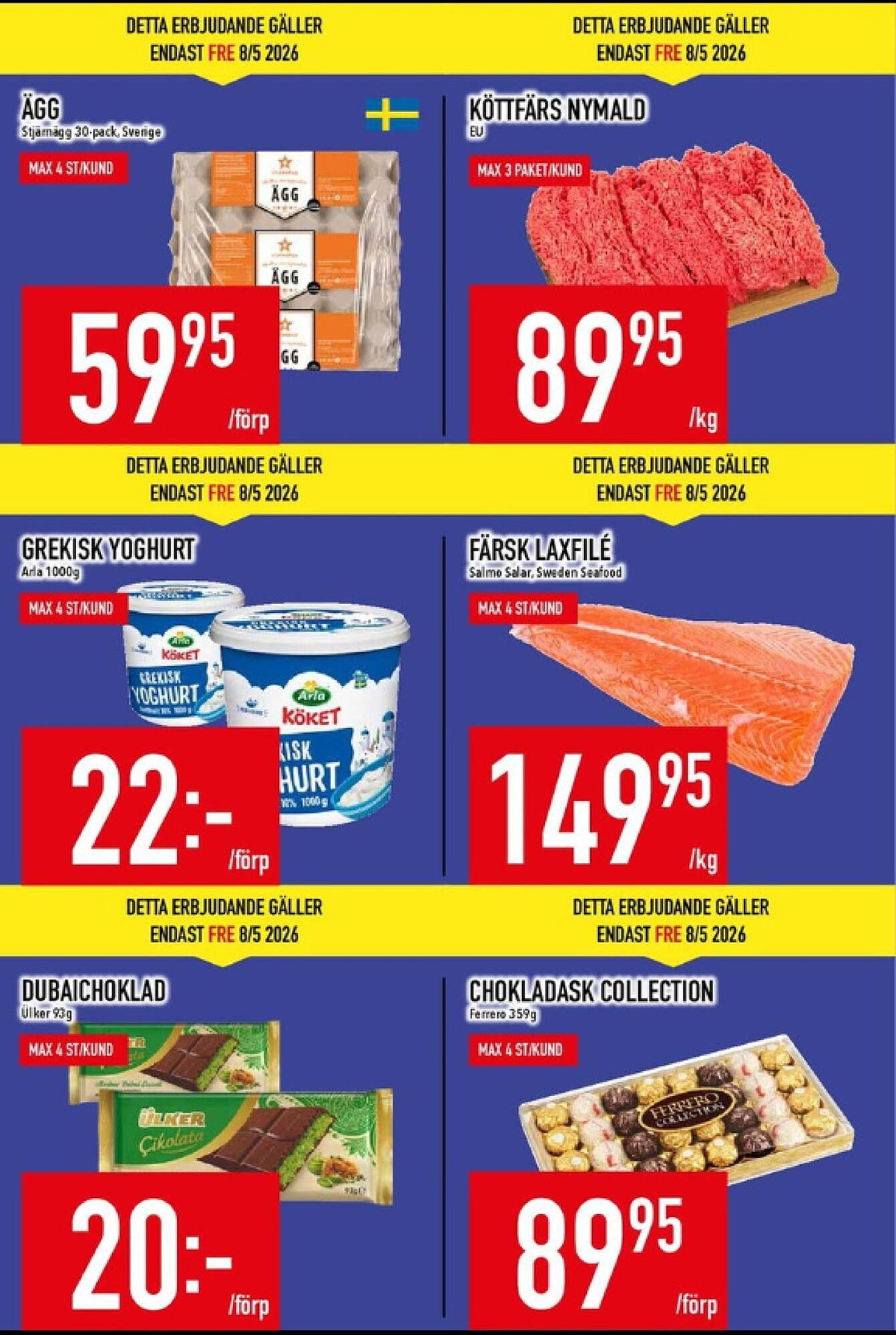 Matdax reklamblad