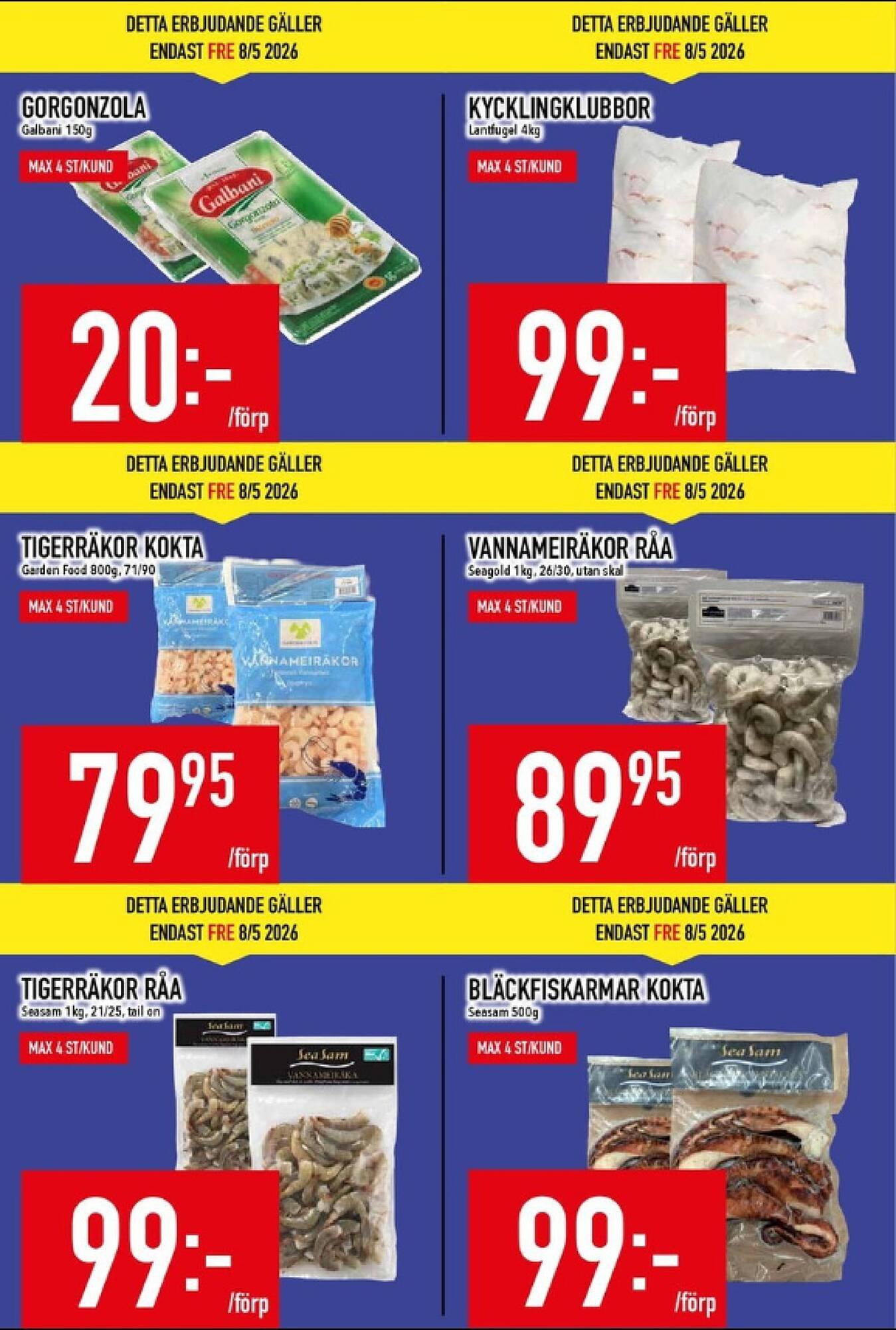 Matdax reklamblad