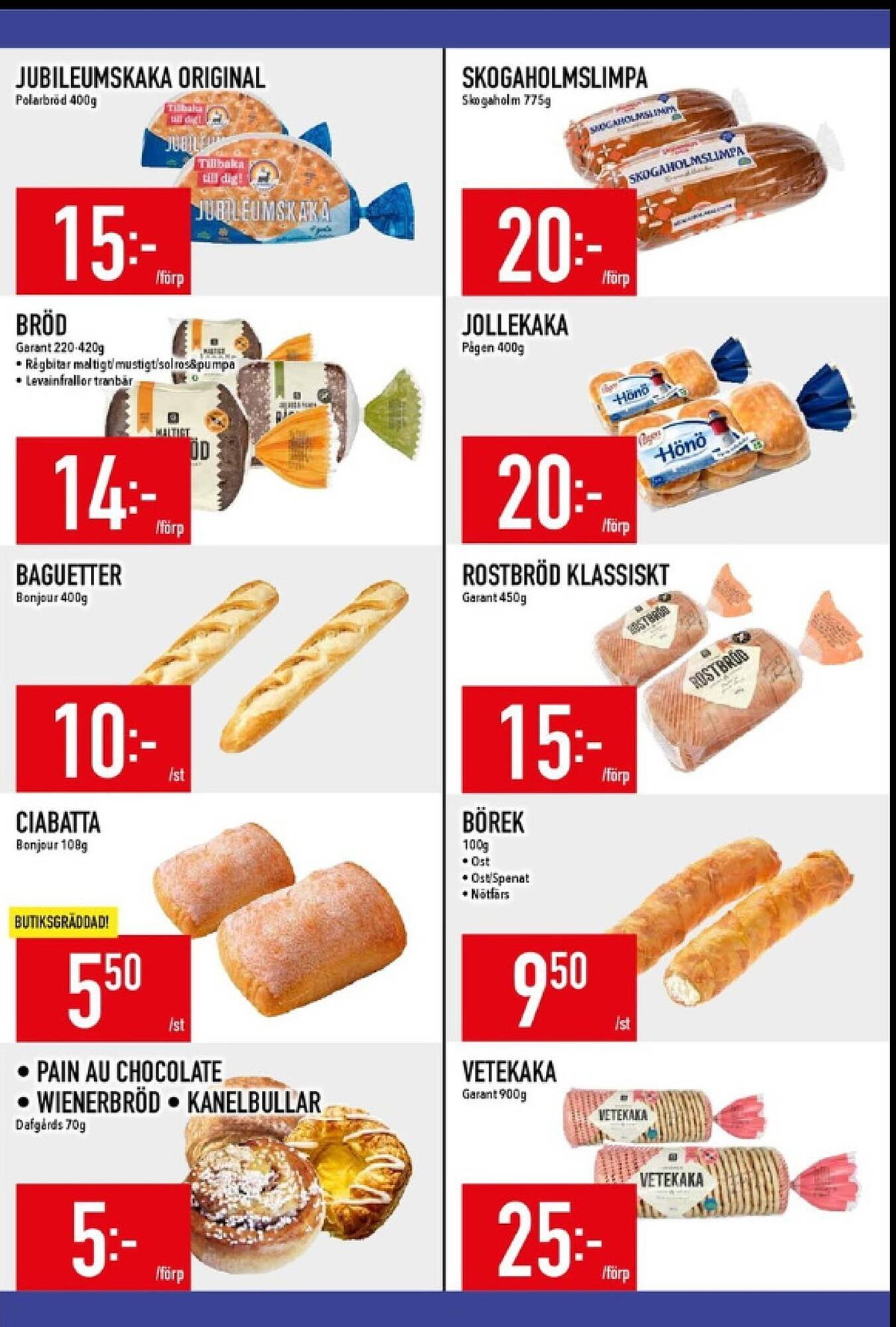 Matdax reklamblad