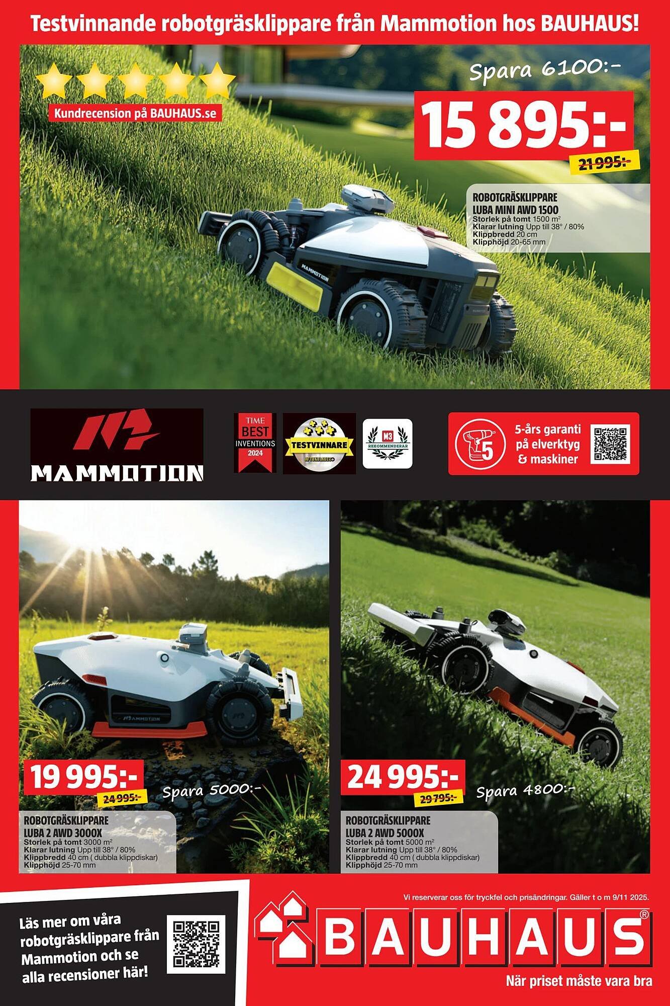 Bauhaus reklamblad (2025-11-04 - 2025-11-09)