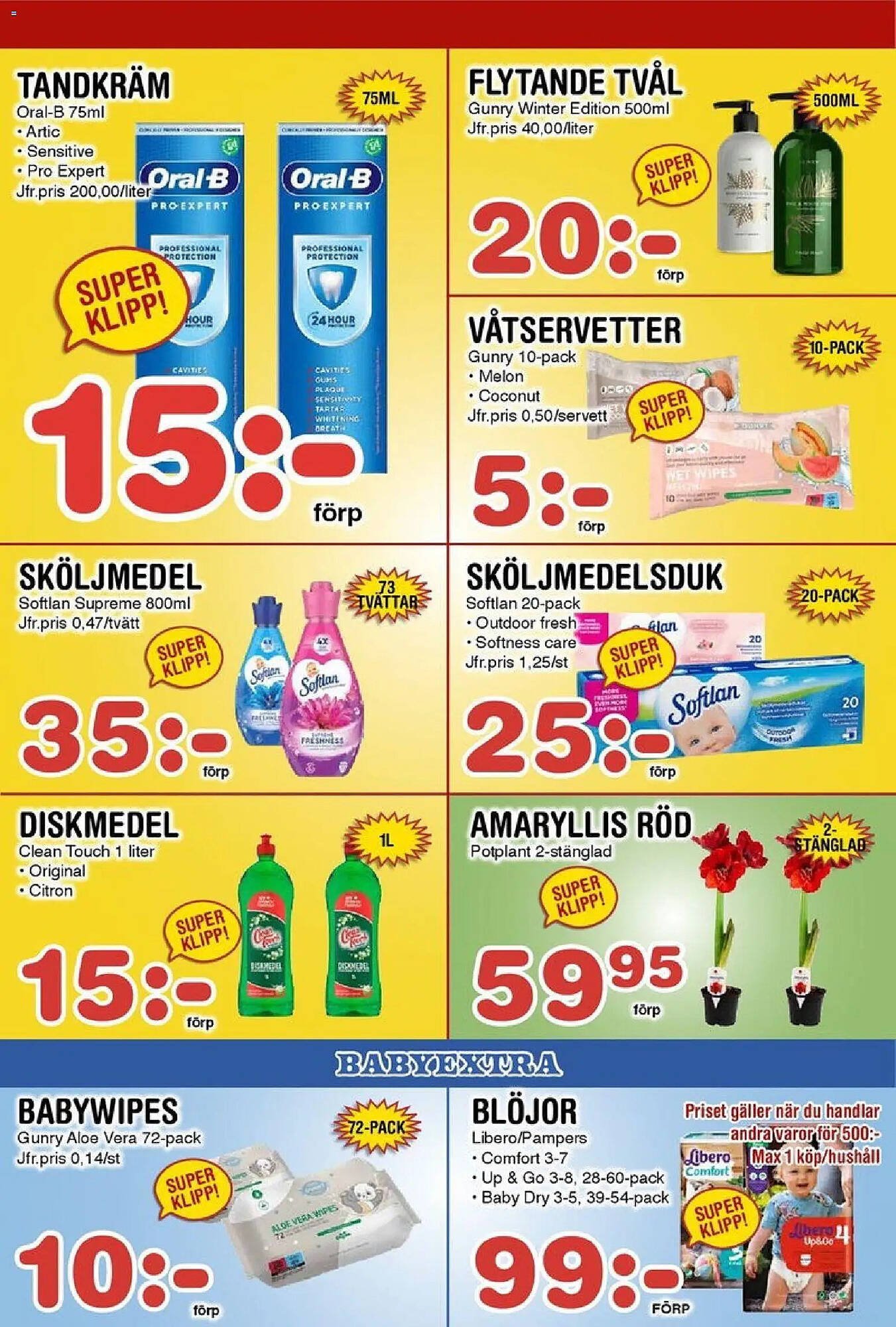 Nya Pulsen reklamblad