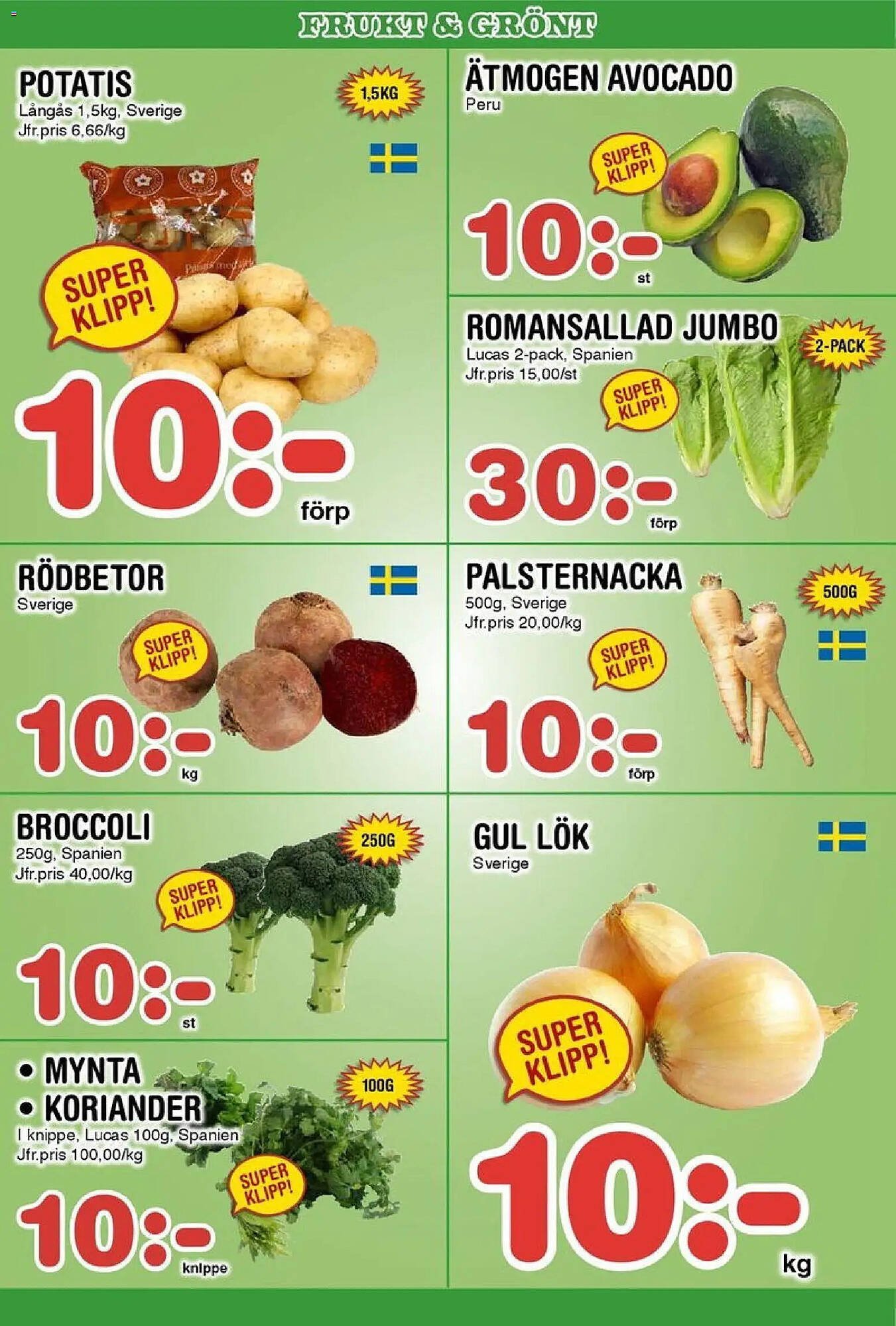 Nya Pulsen reklamblad