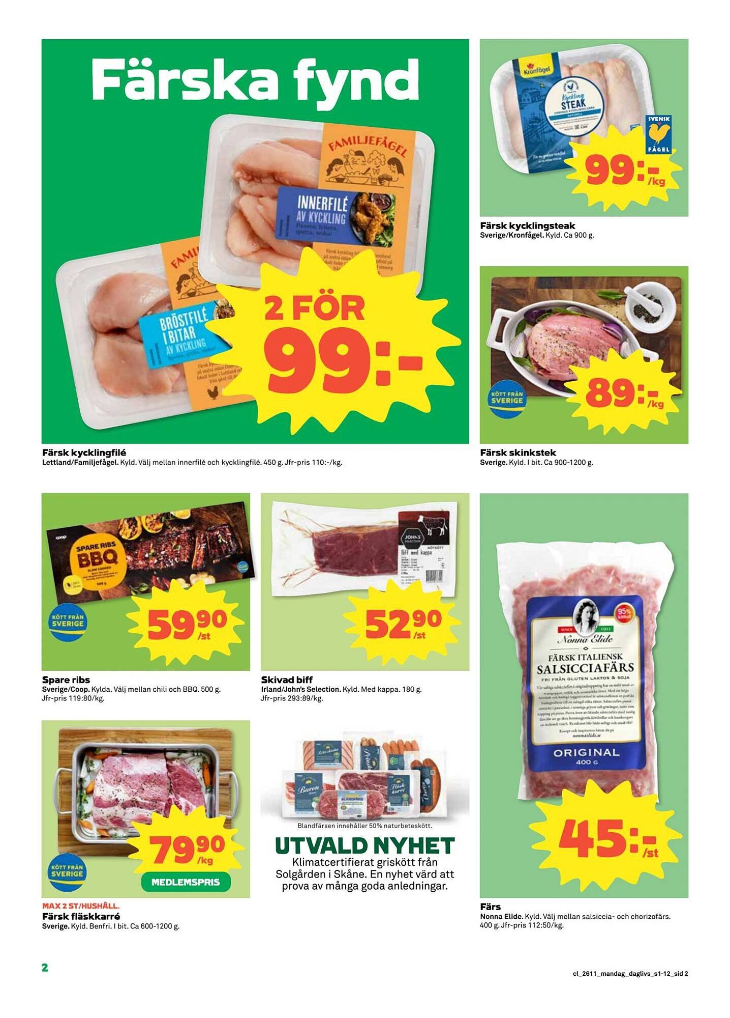 Coop Daglivs reklamblad
