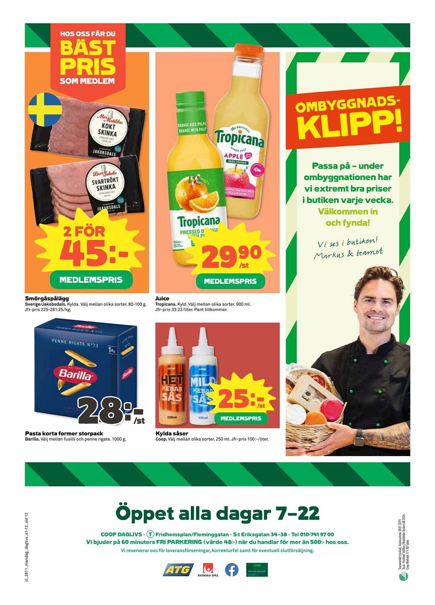 Coop Daglivs reklamblad
