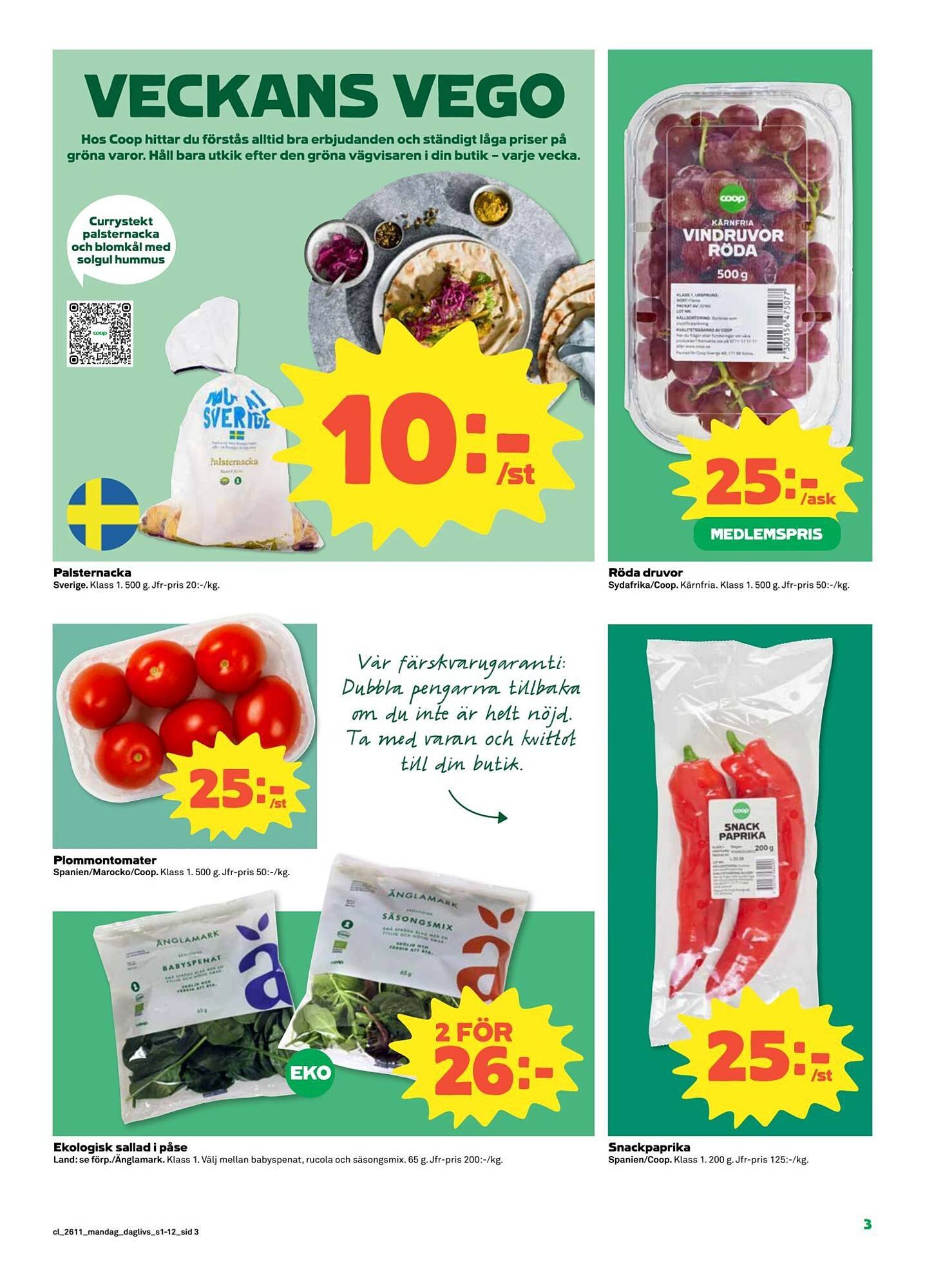 Coop Daglivs reklamblad