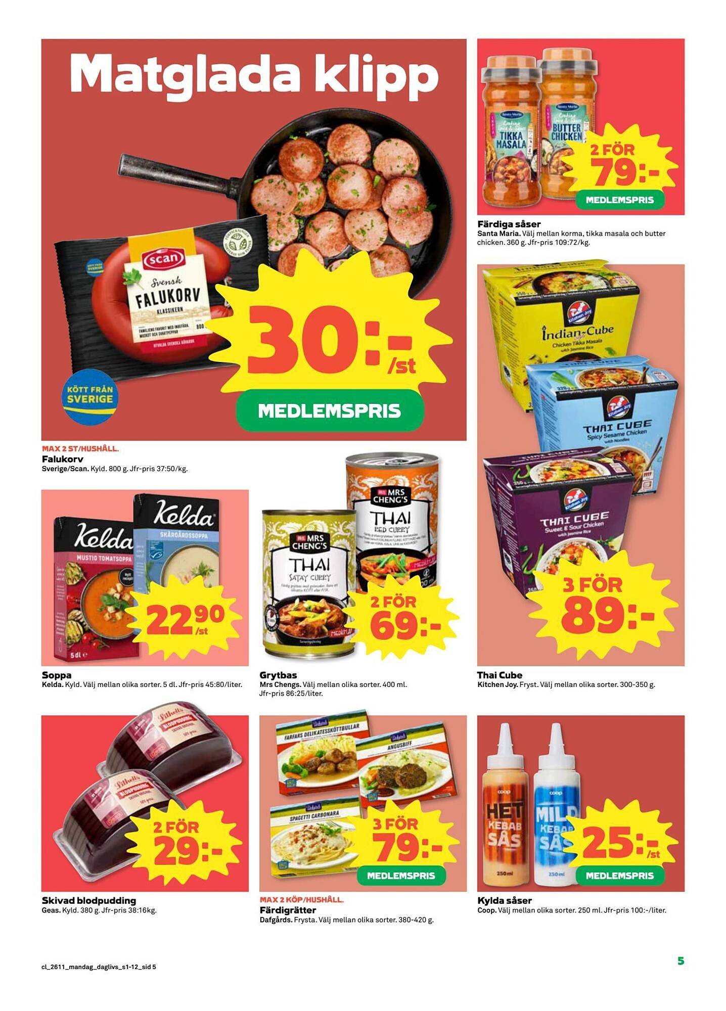 Coop Daglivs reklamblad
