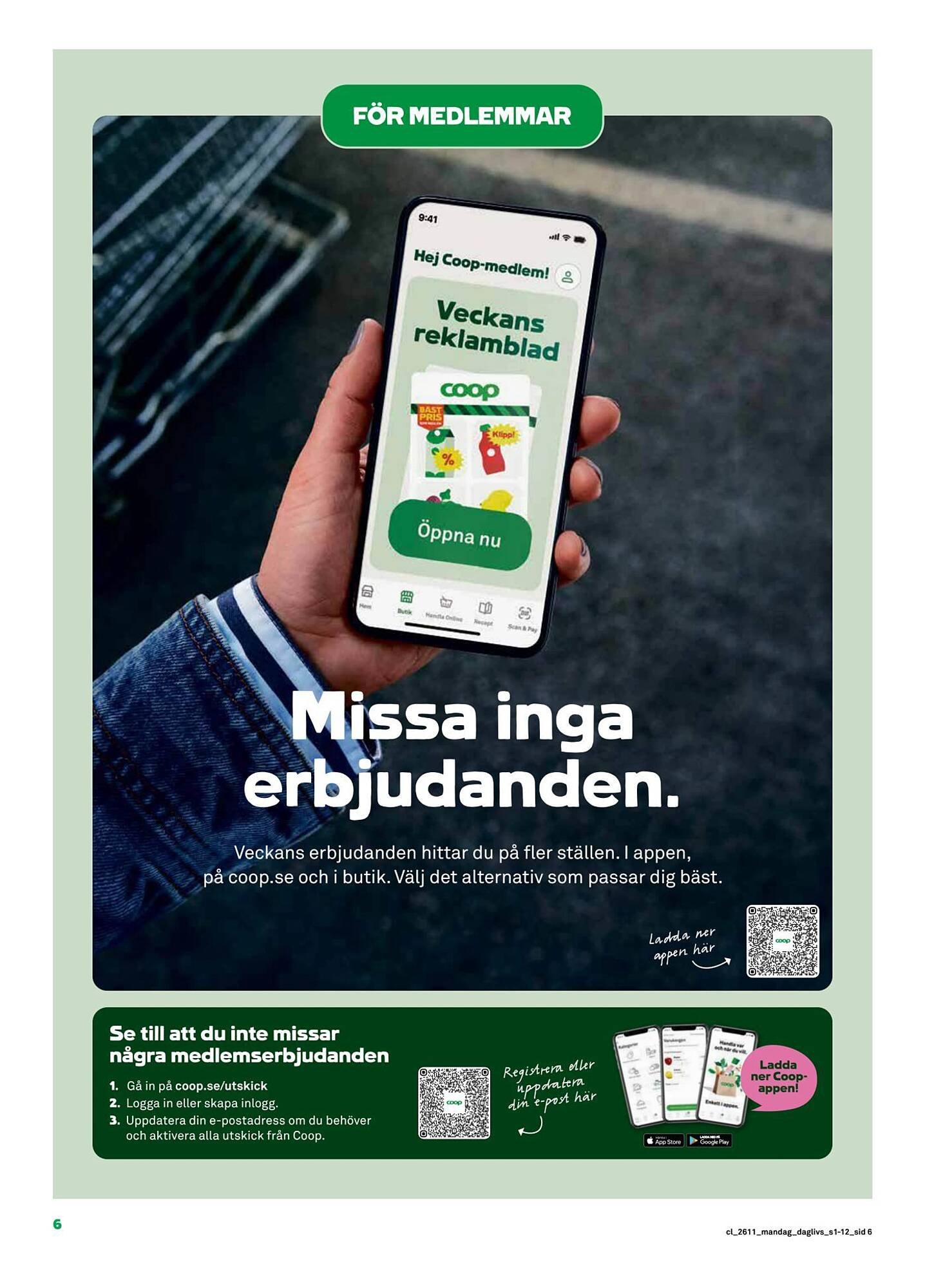 Coop Daglivs reklamblad