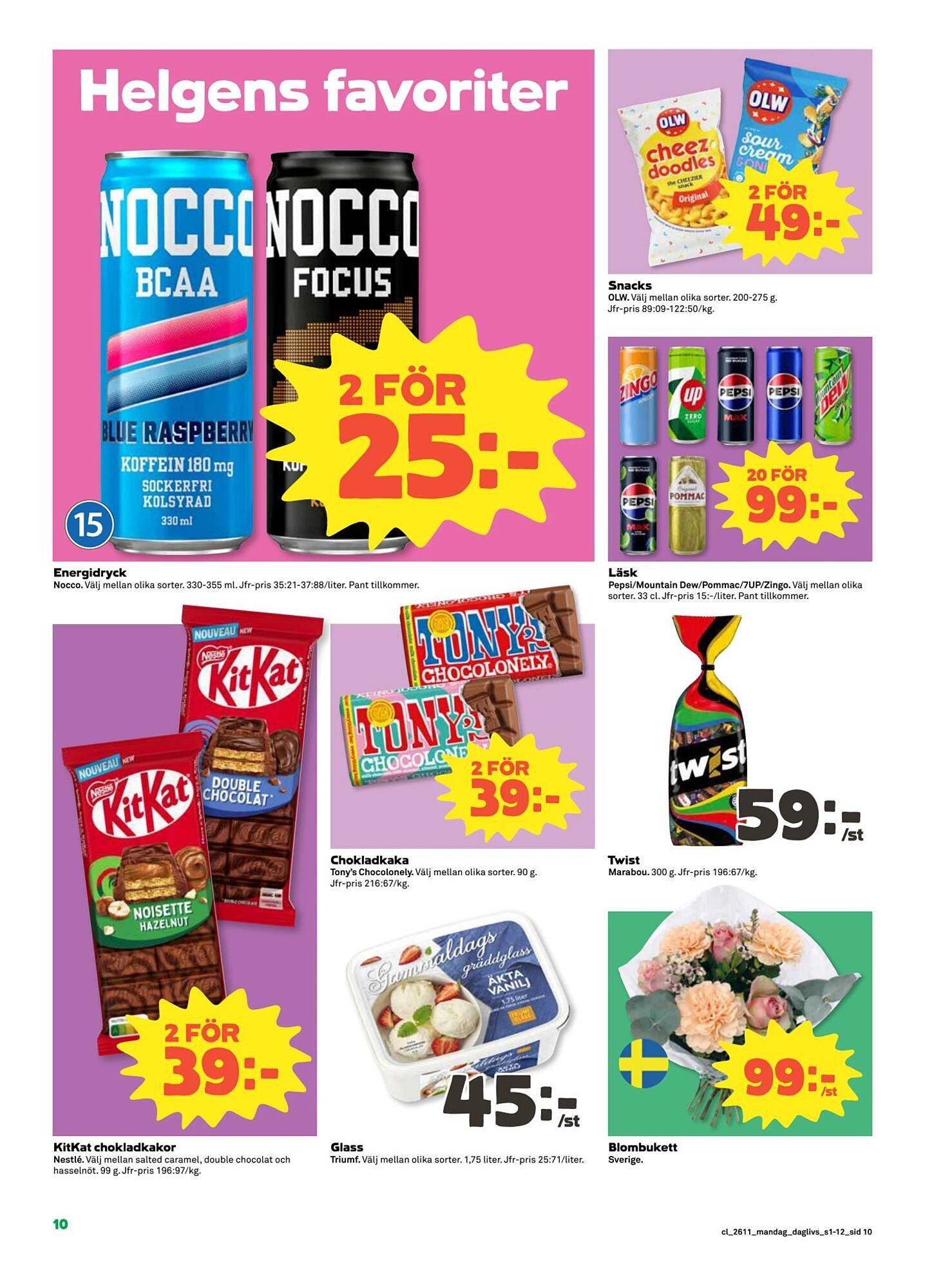 Coop Daglivs reklamblad