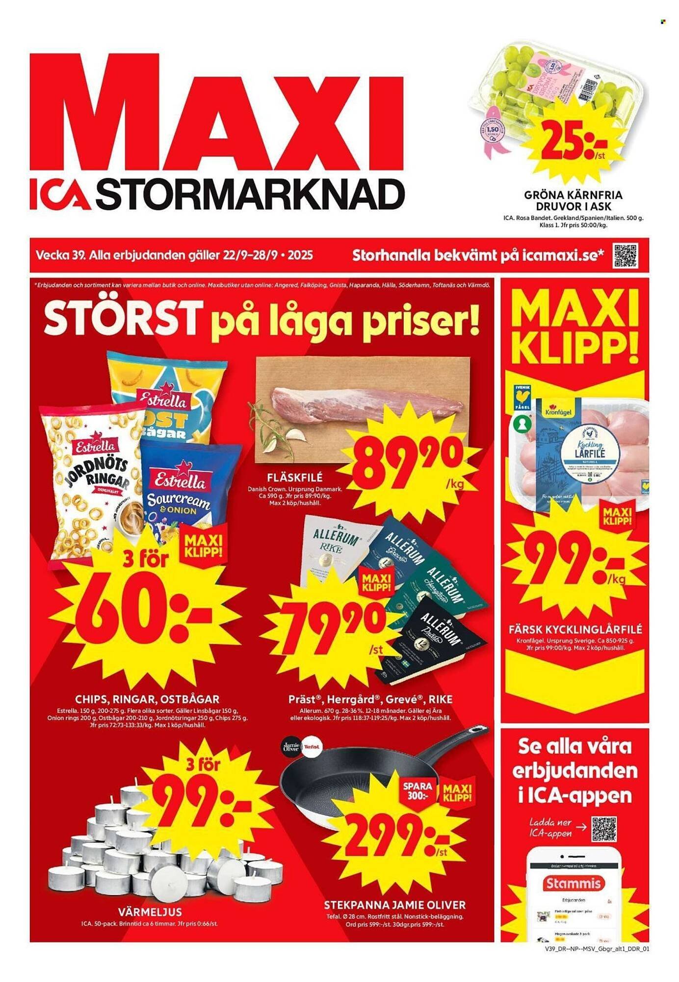 ICA Supermarket reklamblad (2025-09-22 - 2025-09-28)