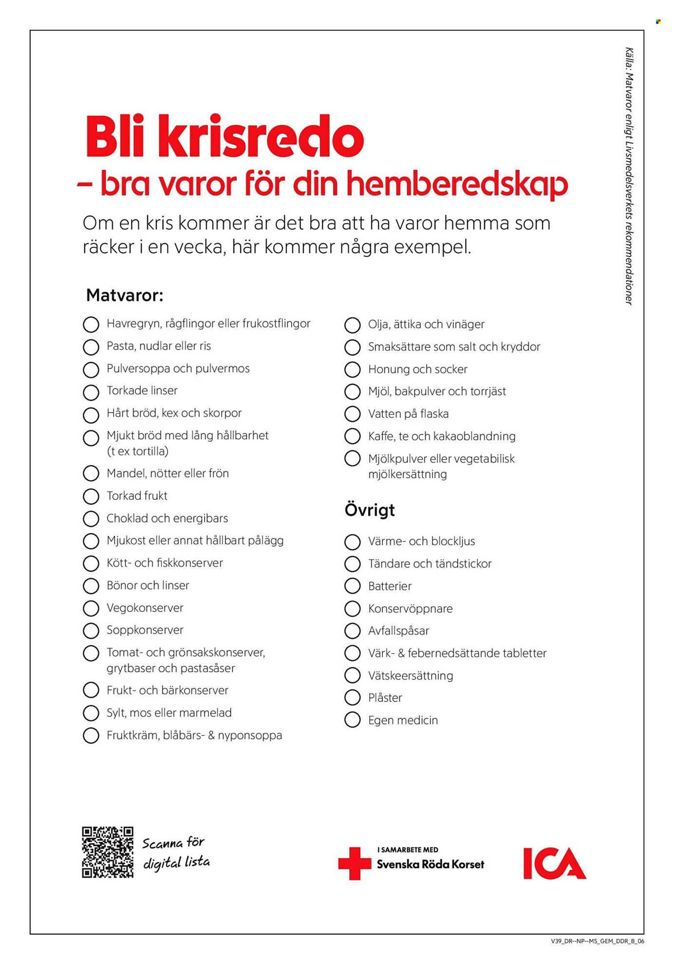 ICA Supermarket reklamblad (2025-09-22 - 2025-09-28)